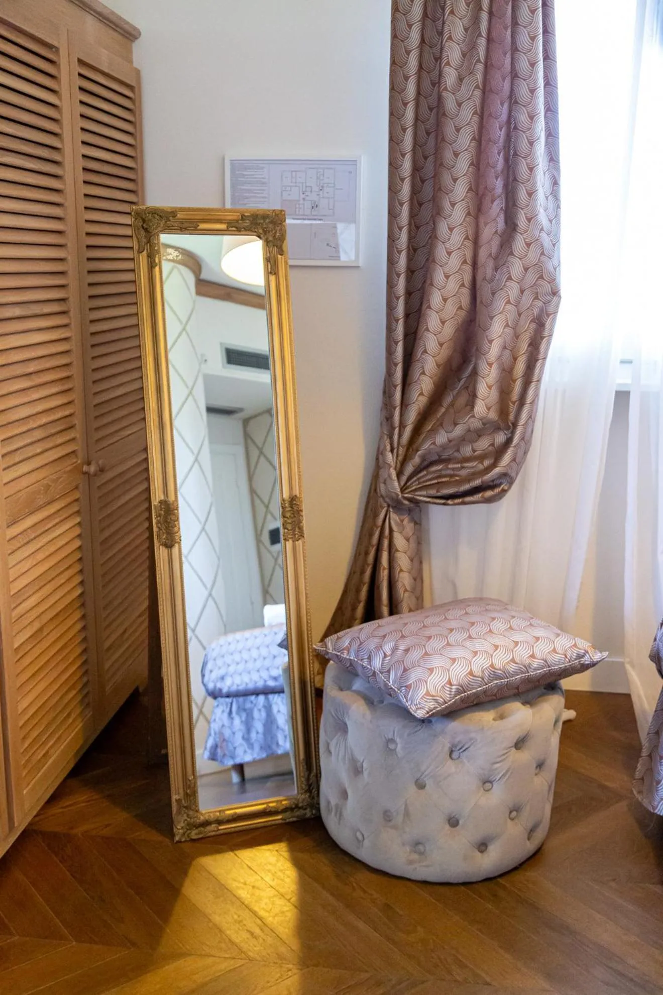 Bed in Hotel Villa Tiziana