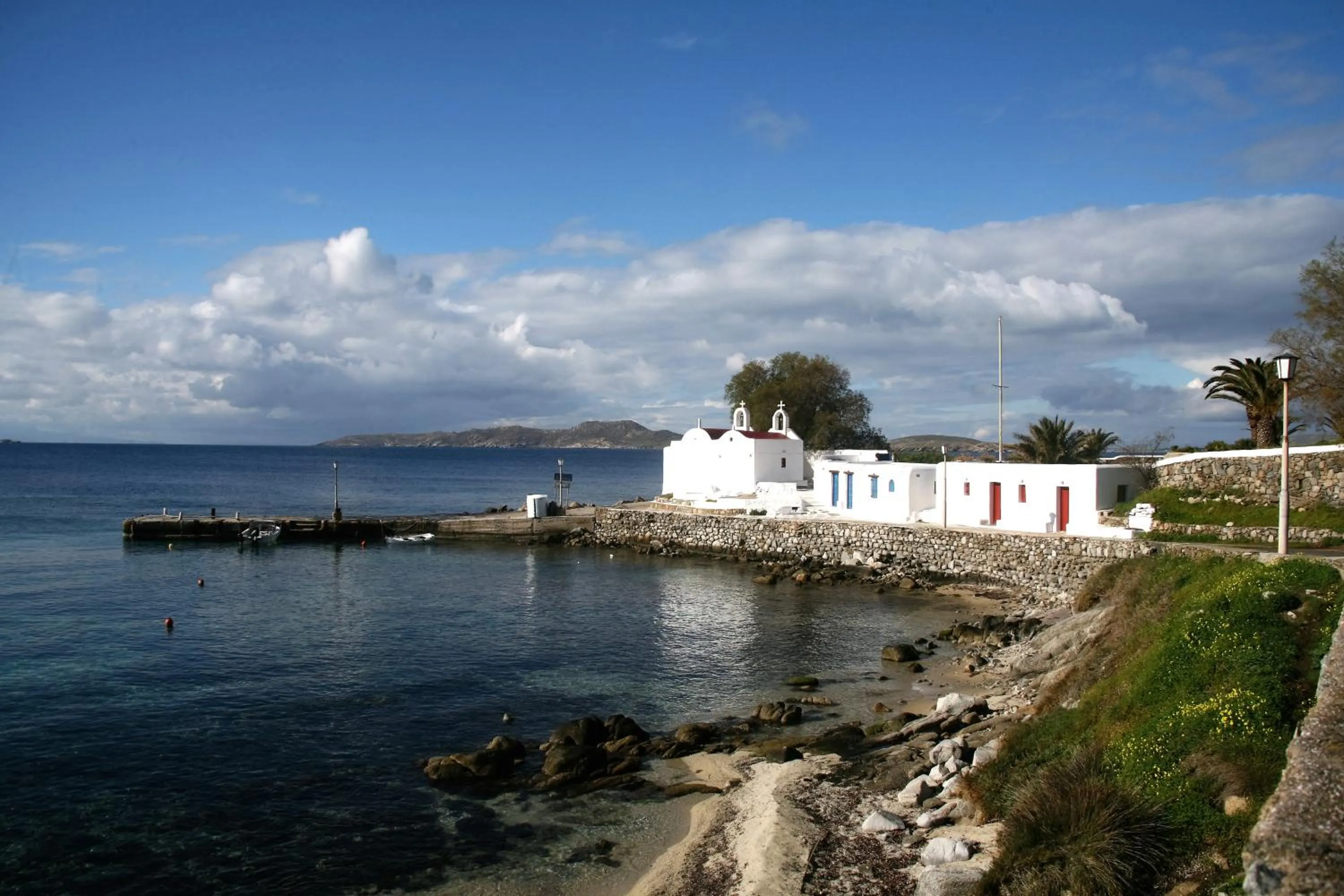 Landmark view in Mykonos Moussa
