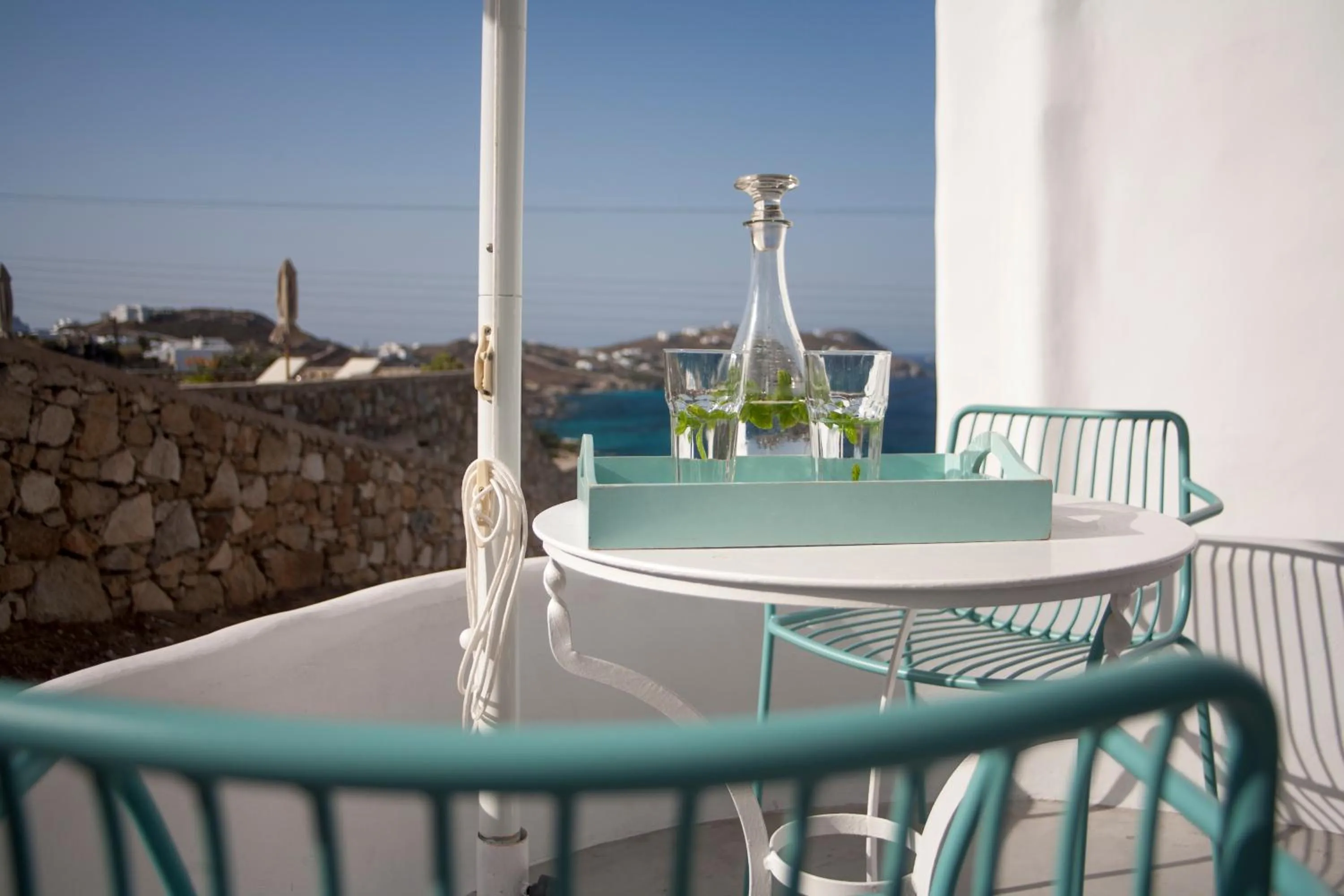 On site in Mykonos Moussa