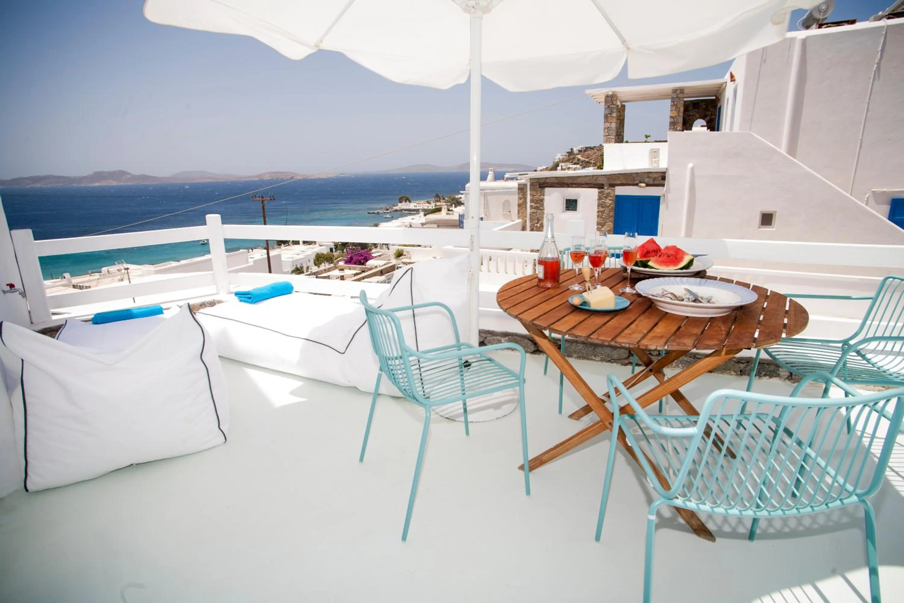 Balcony/Terrace in Mykonos Moussa