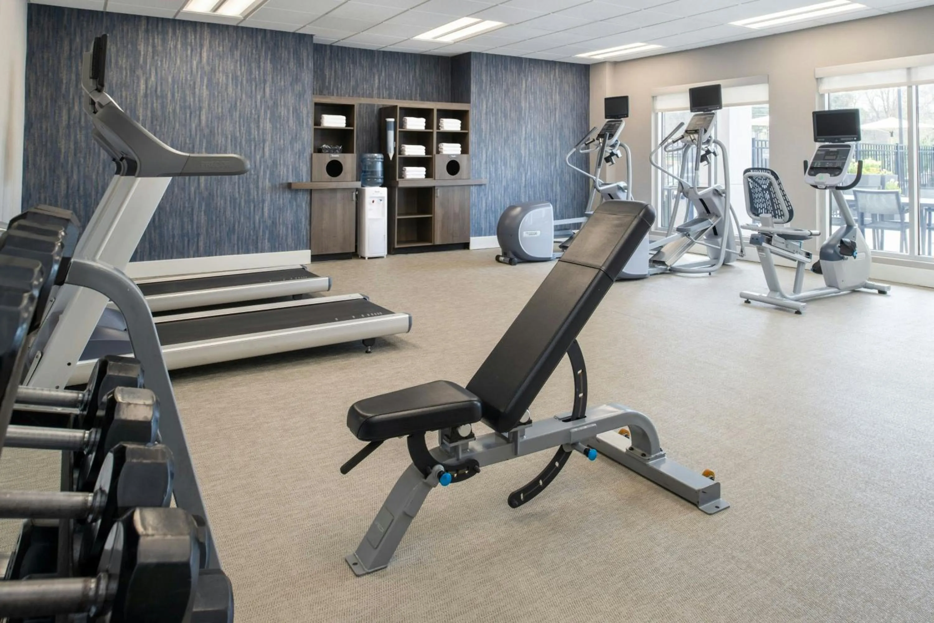 Fitness centre/facilities in Residence Inn by Marriott Jackson The District at Eastover