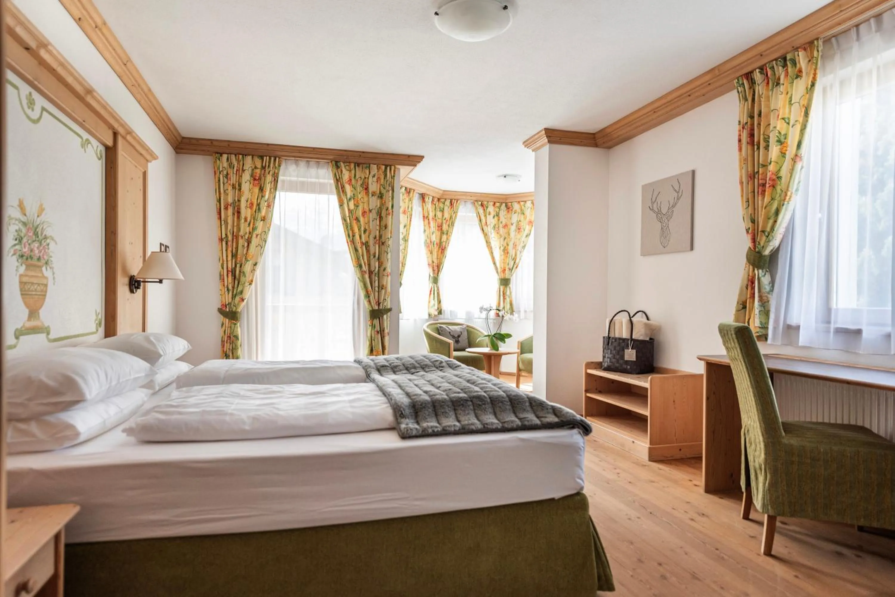 Bed in Hotel Cristallo