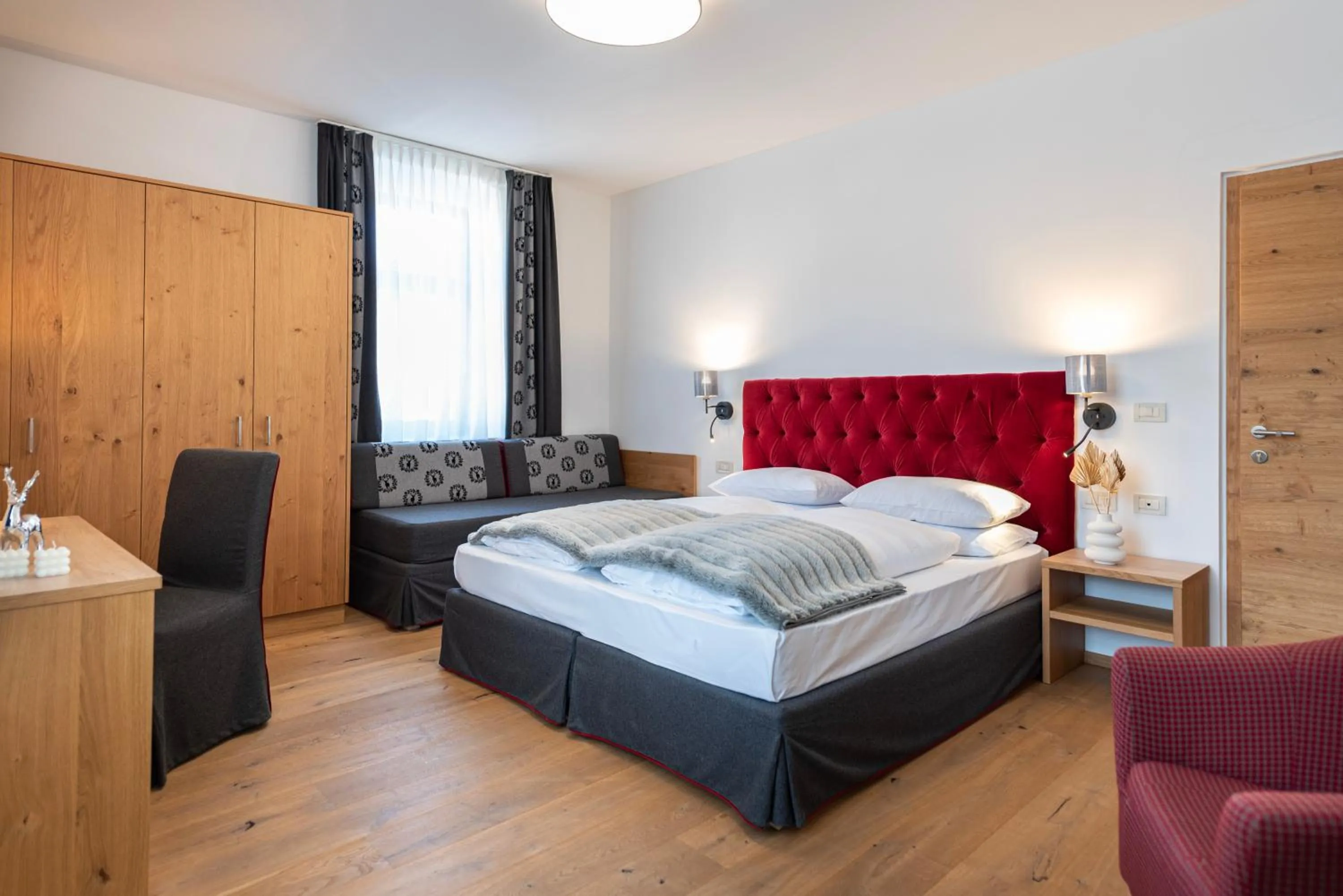 Bed in Hotel Cristallo