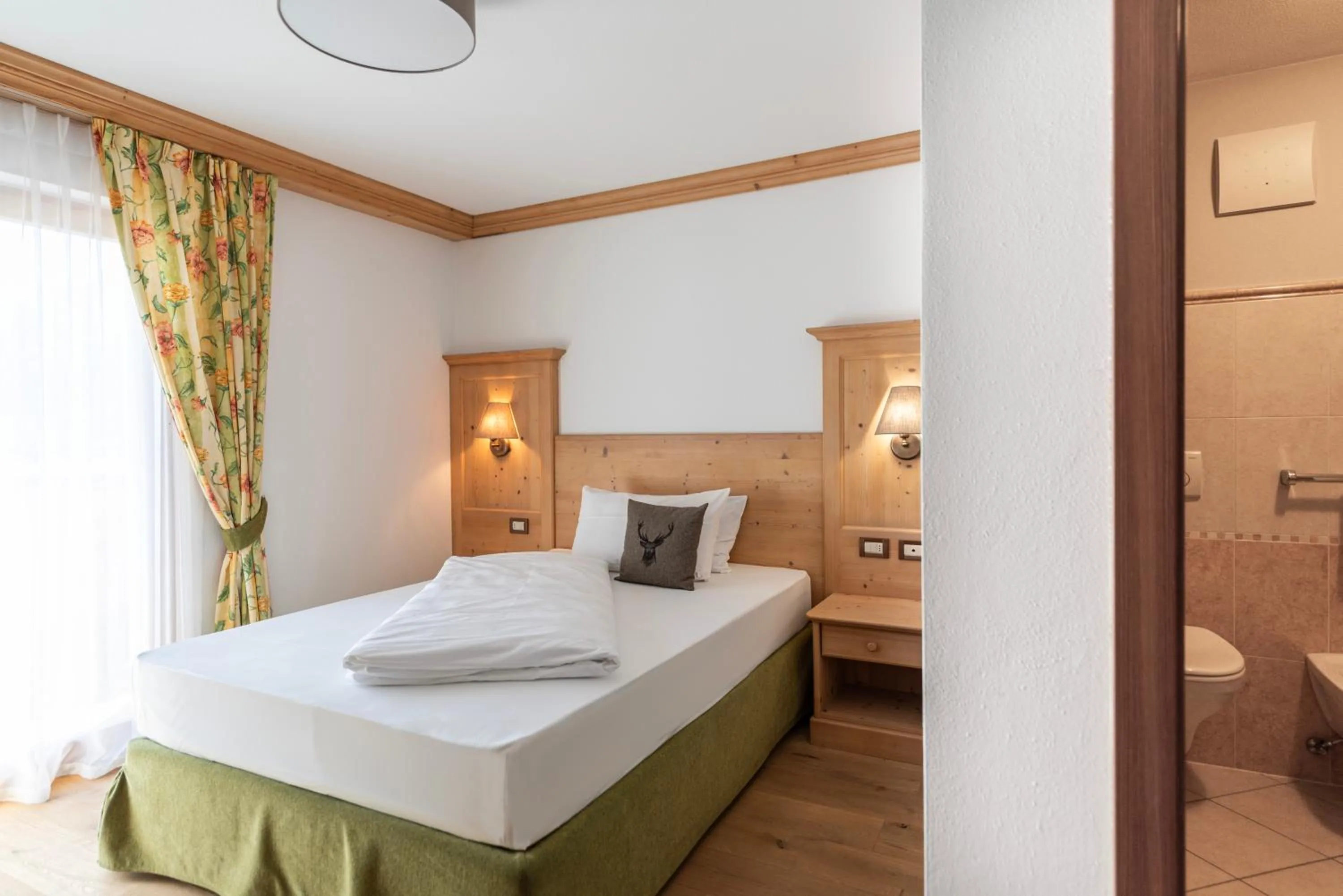 Bed in Hotel Cristallo