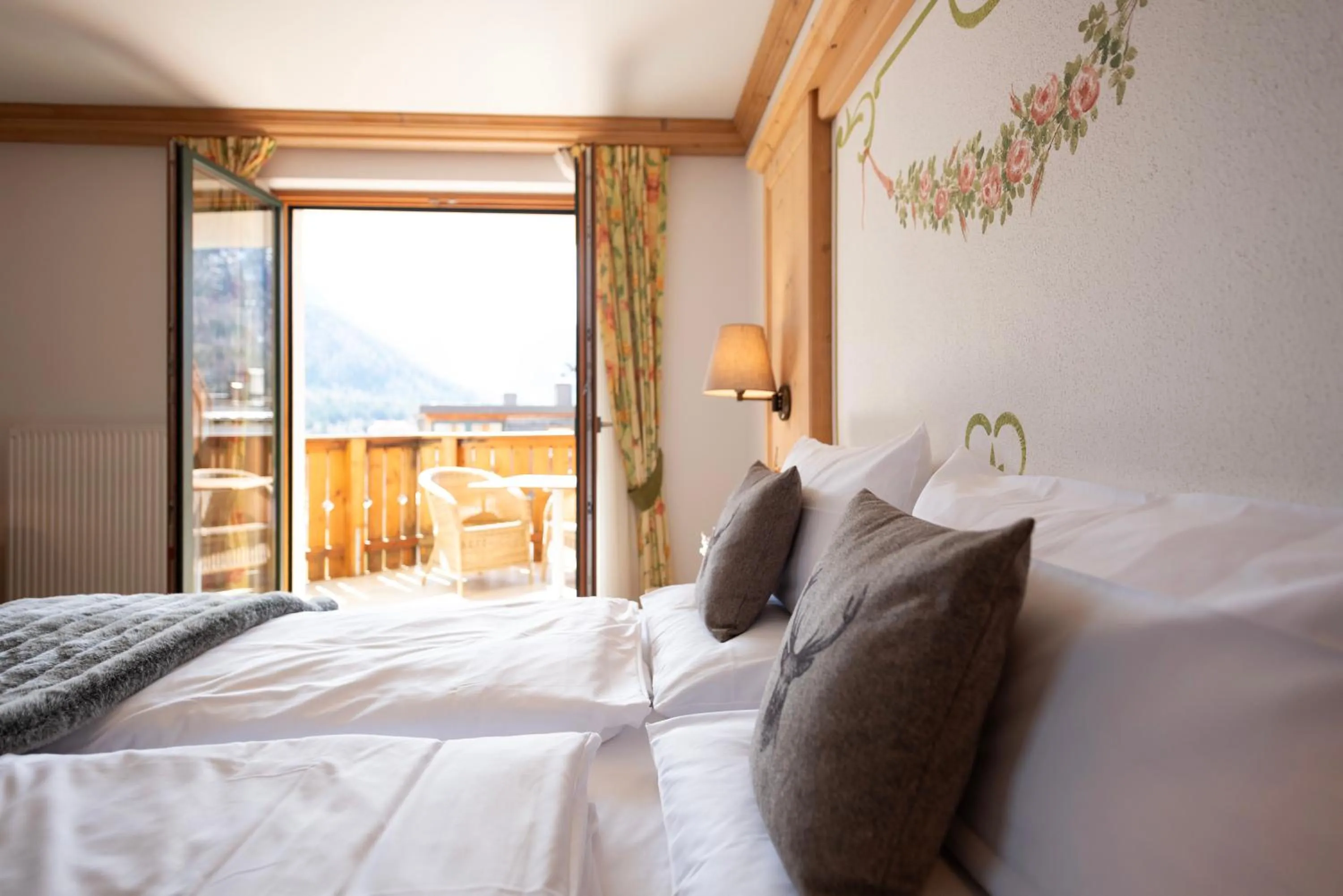 Bed in Hotel Cristallo