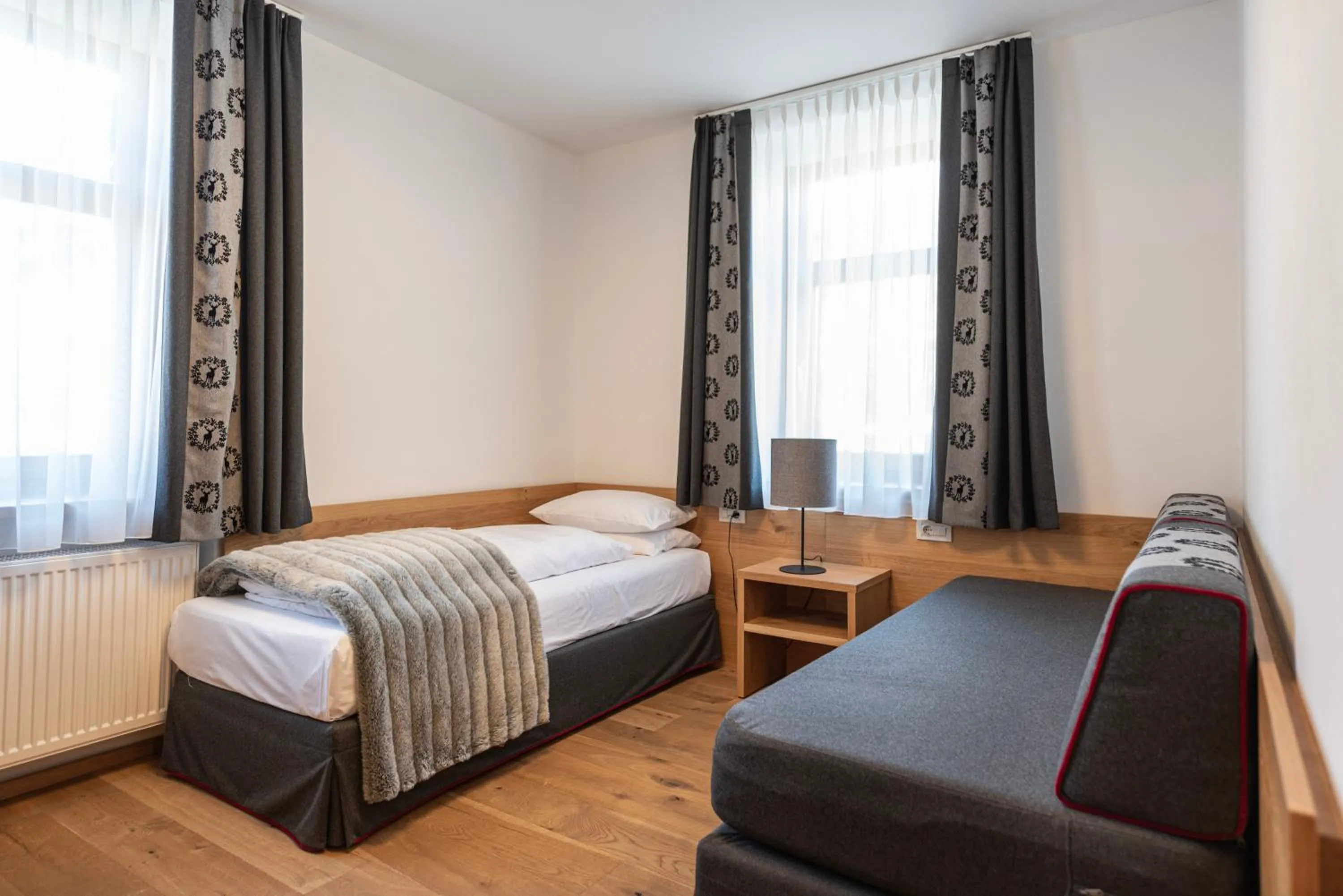 Bed in Hotel Cristallo