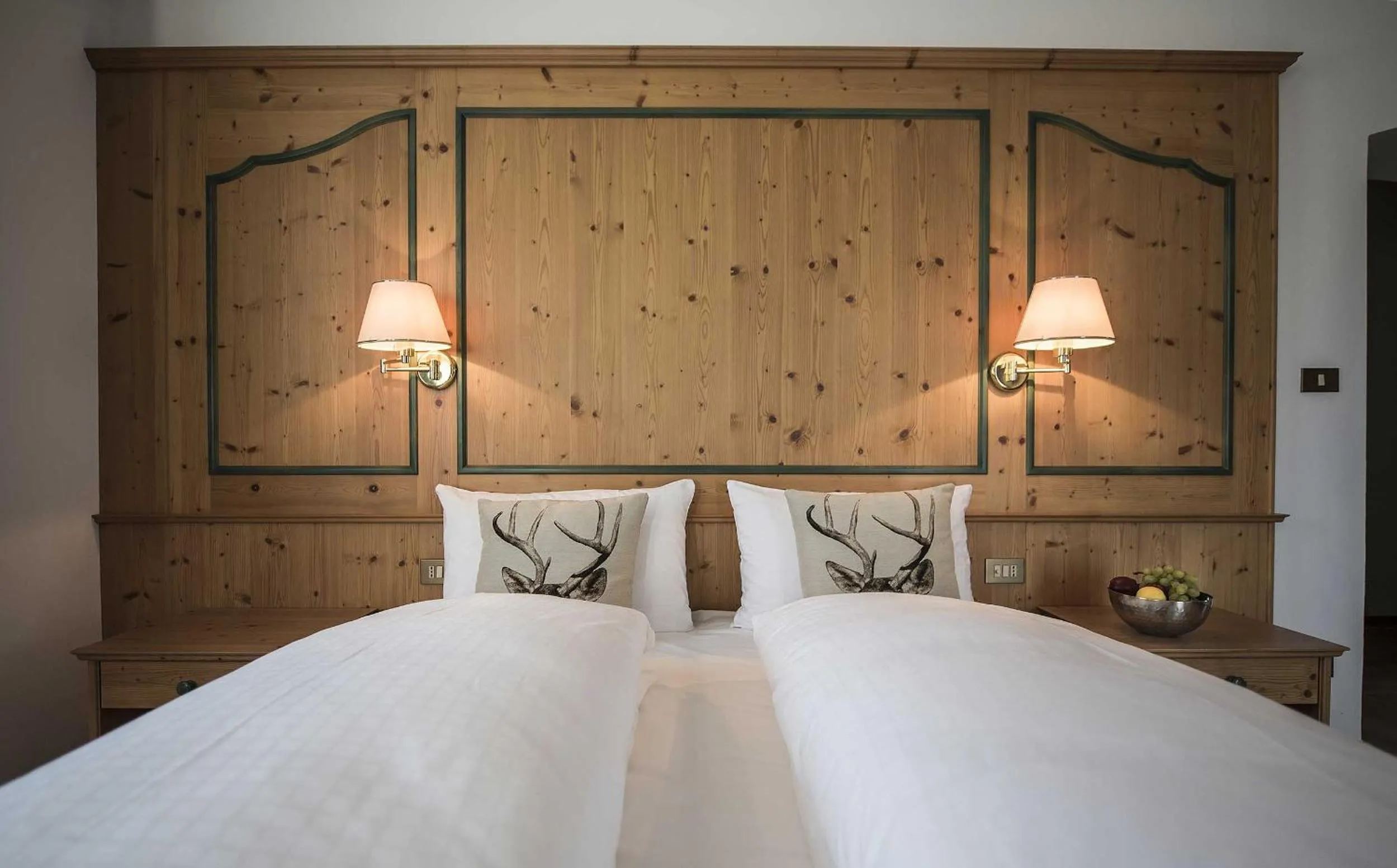 Bed in Hotel Cristallo