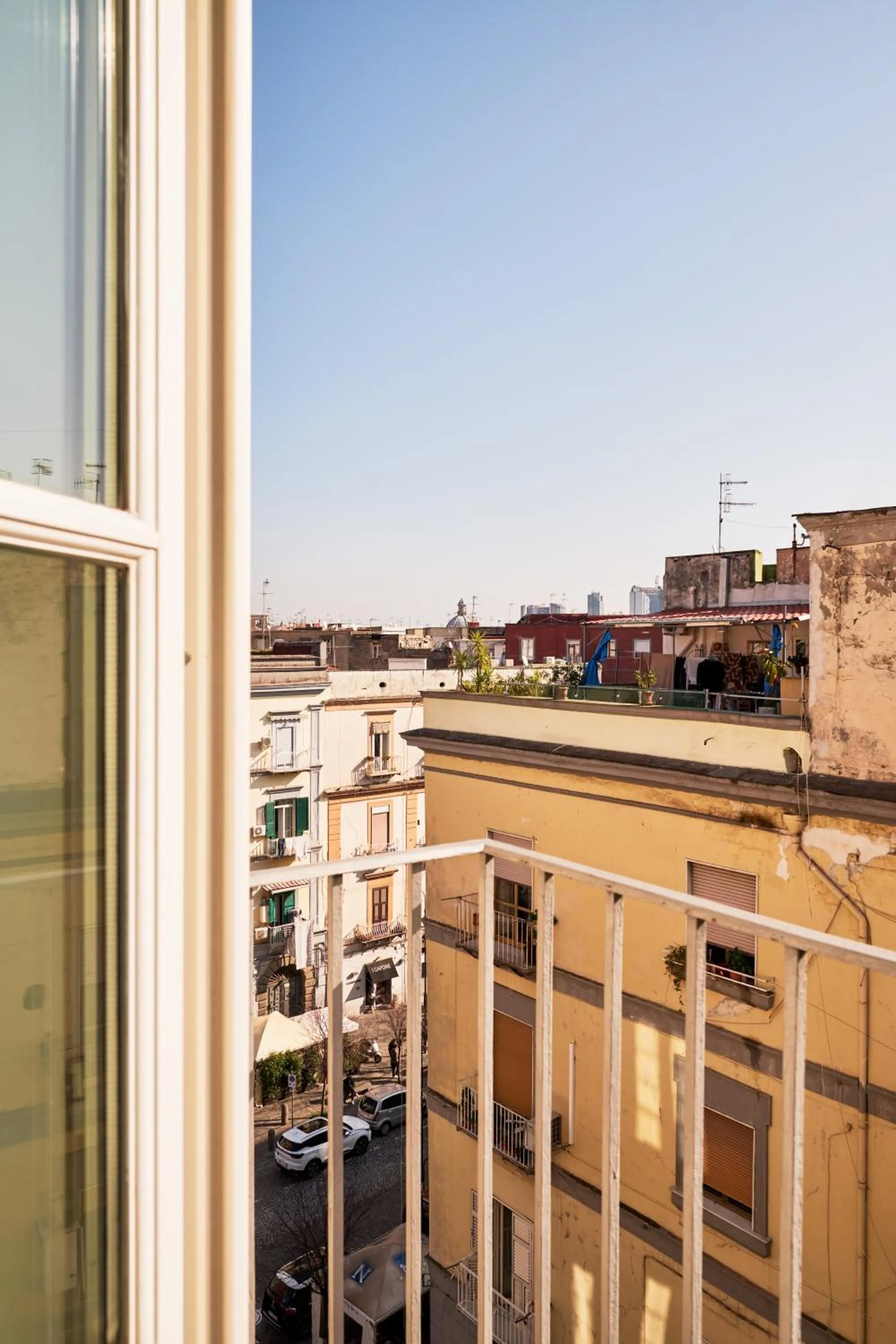 City view in Palazzo Caracciolo Naples