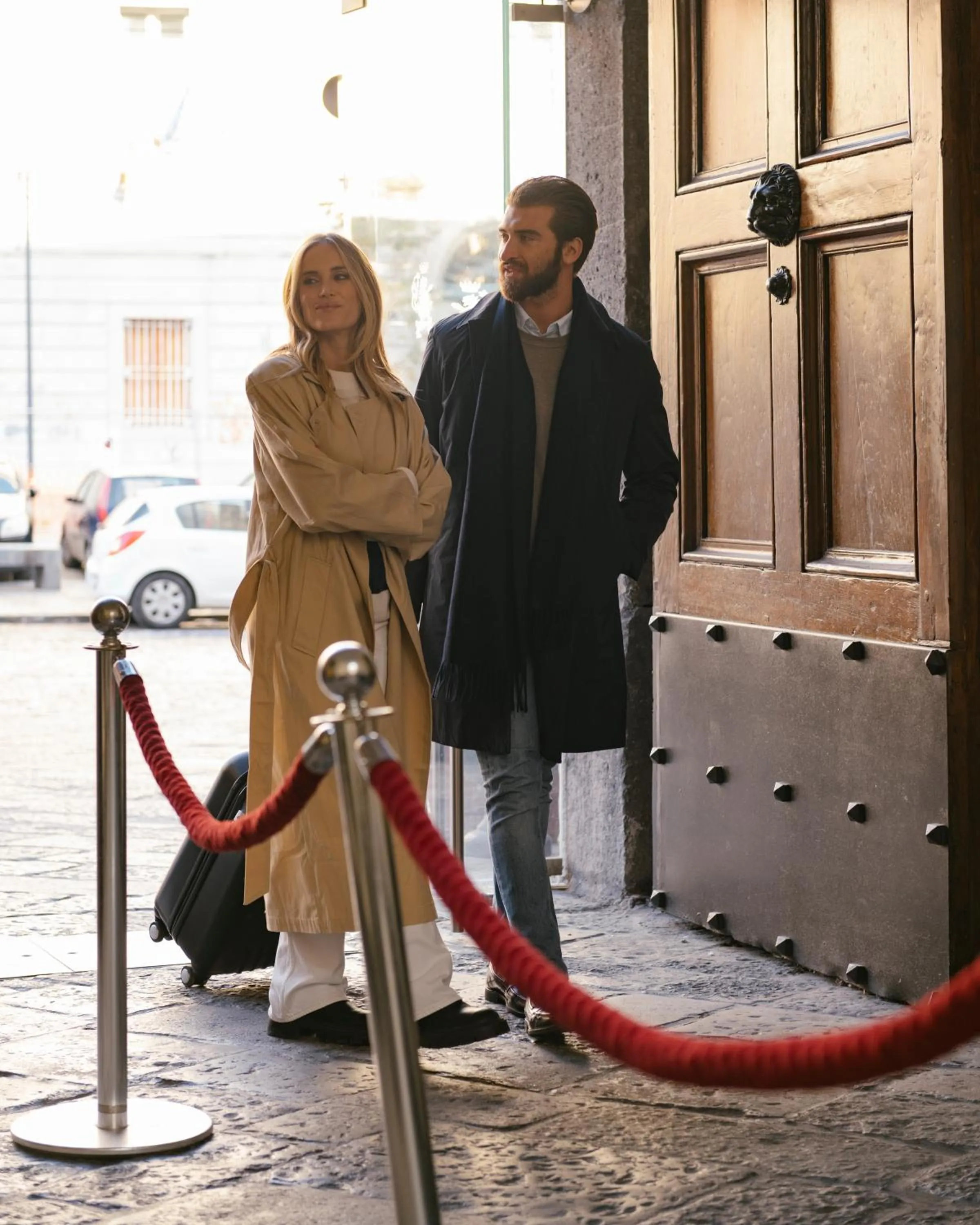 Facade/entrance in Palazzo Caracciolo Naples