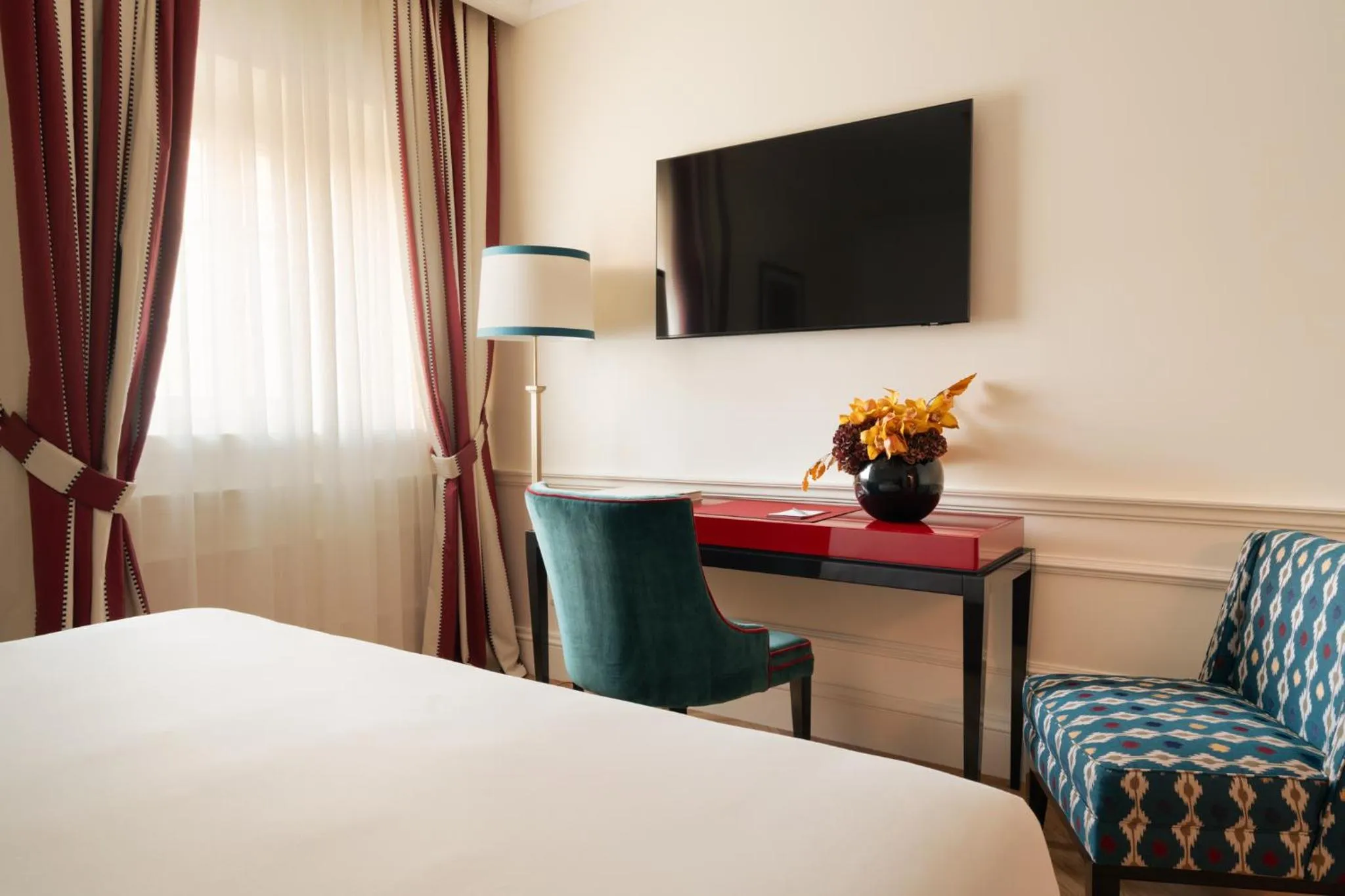 Decorative detail, Bed in Palazzo Ripetta