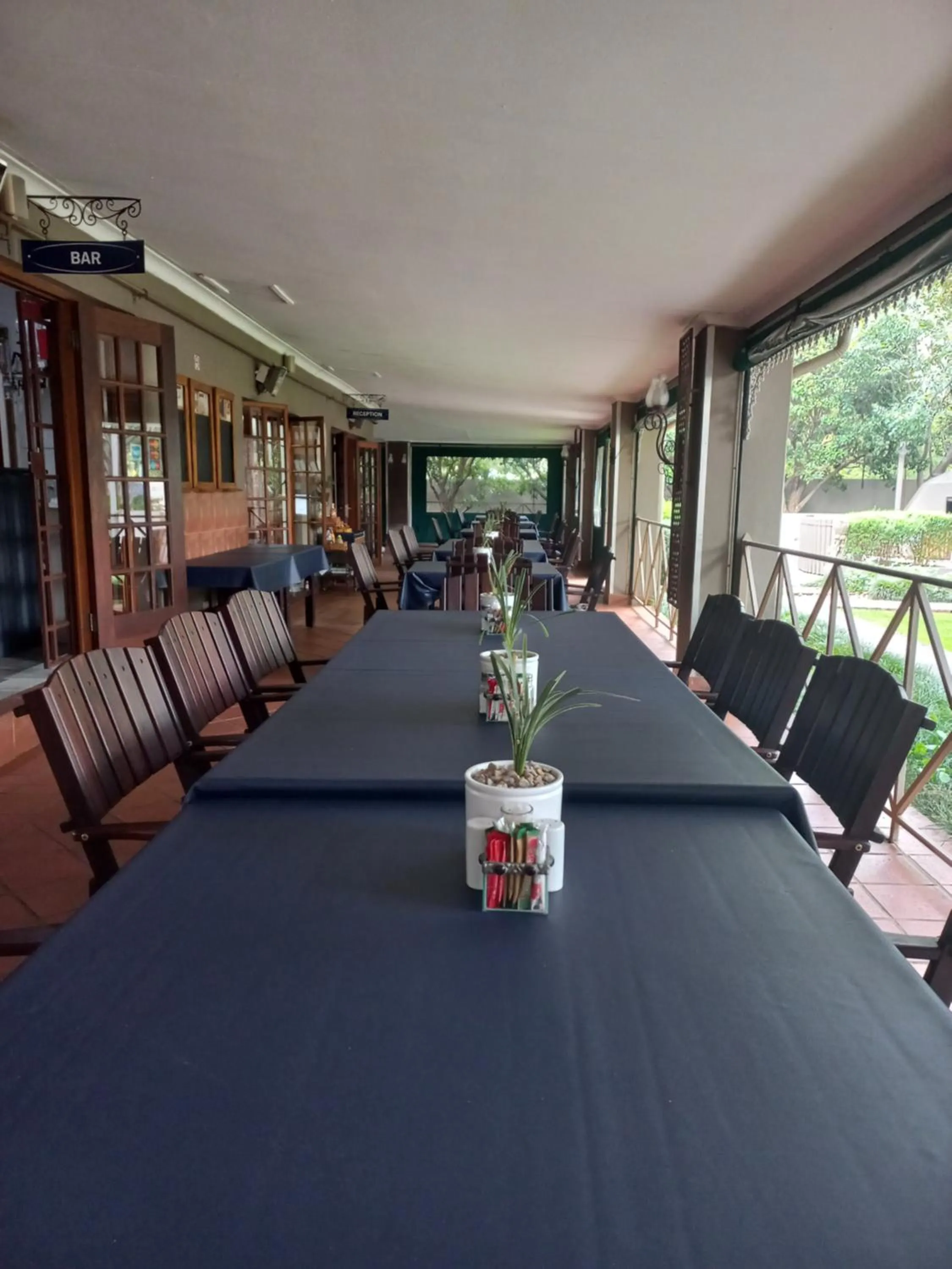 Patio in J'Cups Guest House