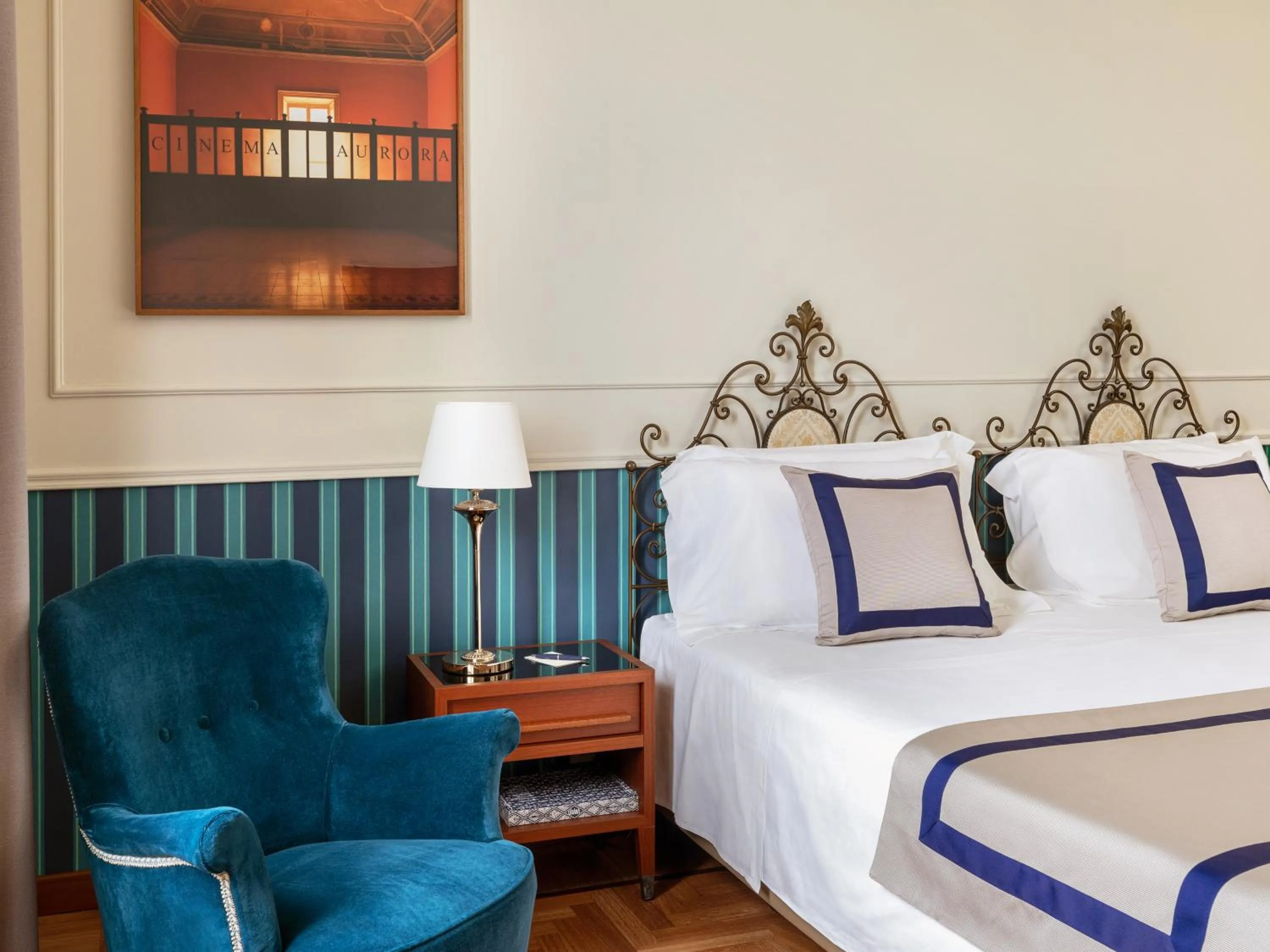 Bedroom, Bed in Grand Hotel Miramare