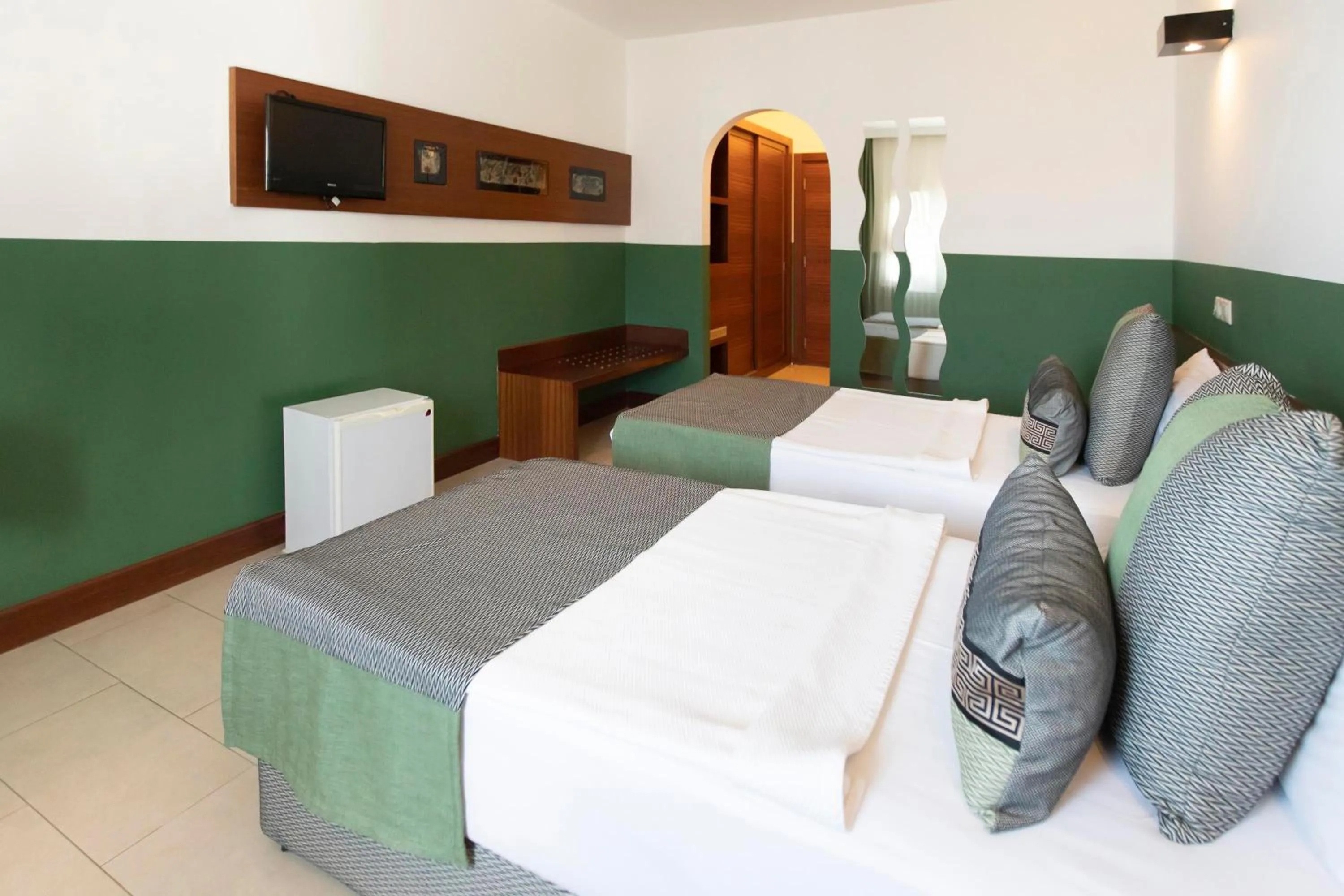 Bed in Manastir Hotel & Suites