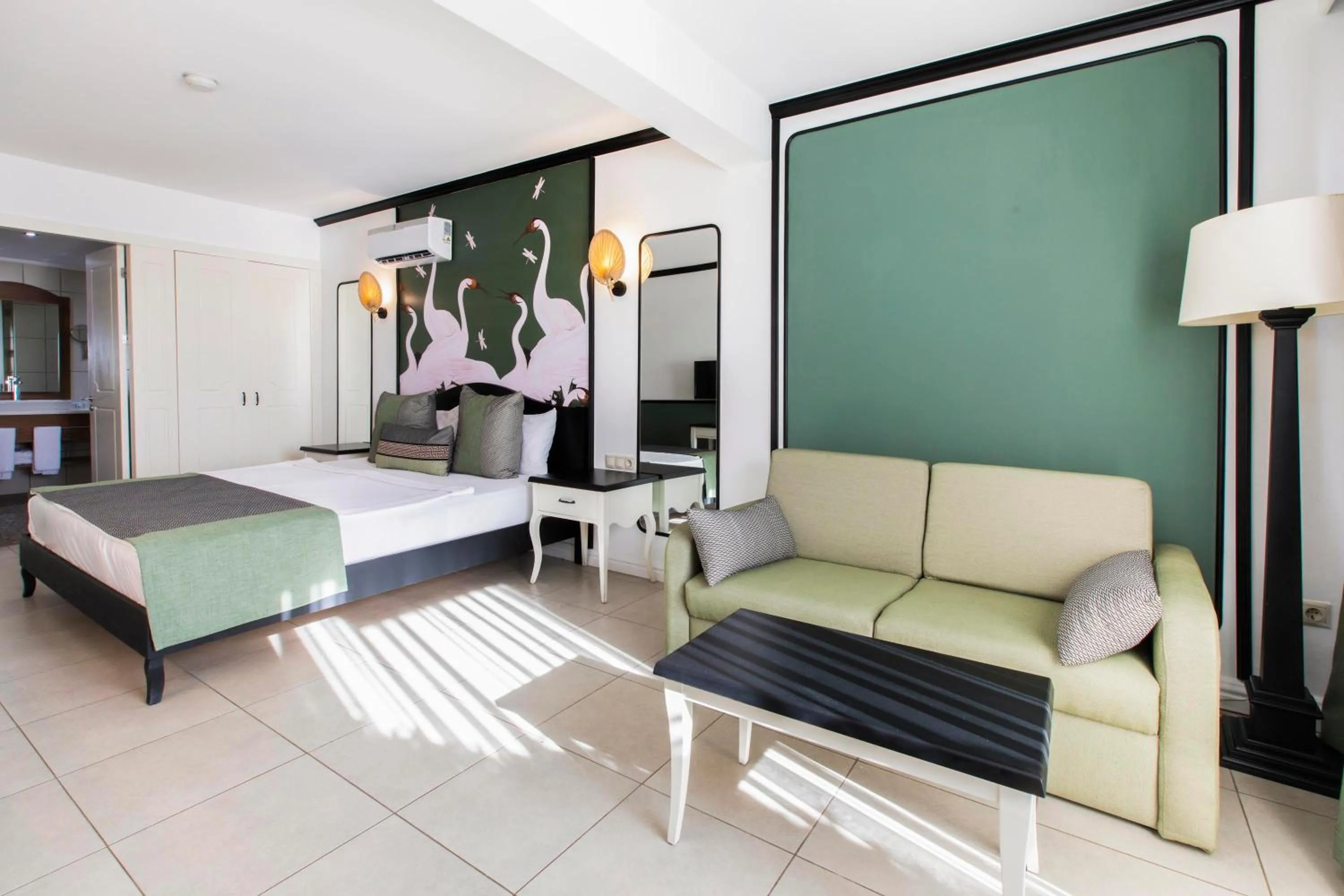 Bed in Manastir Hotel & Suites