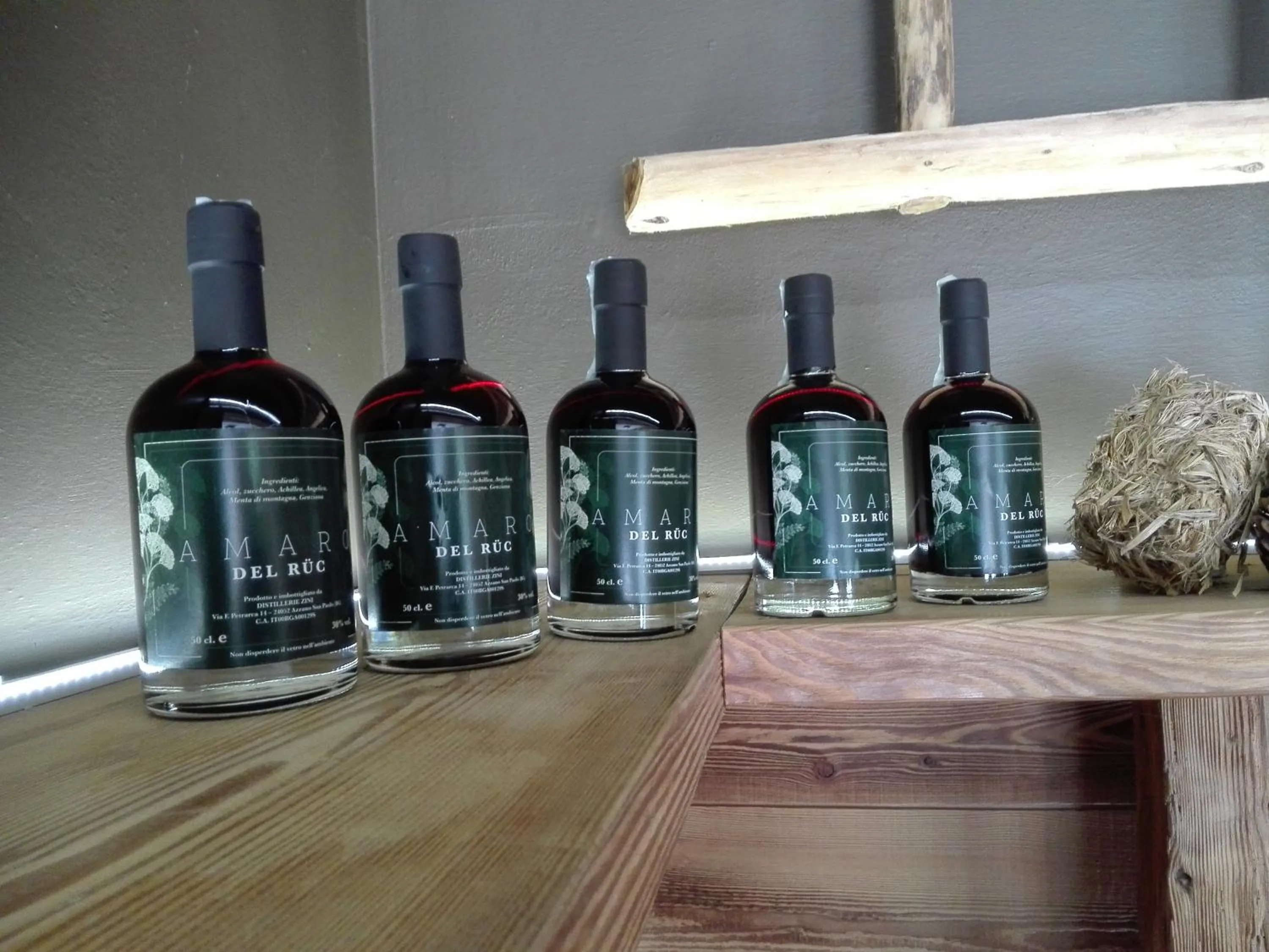 Alcoholic drinks in Orobie Alps Resort