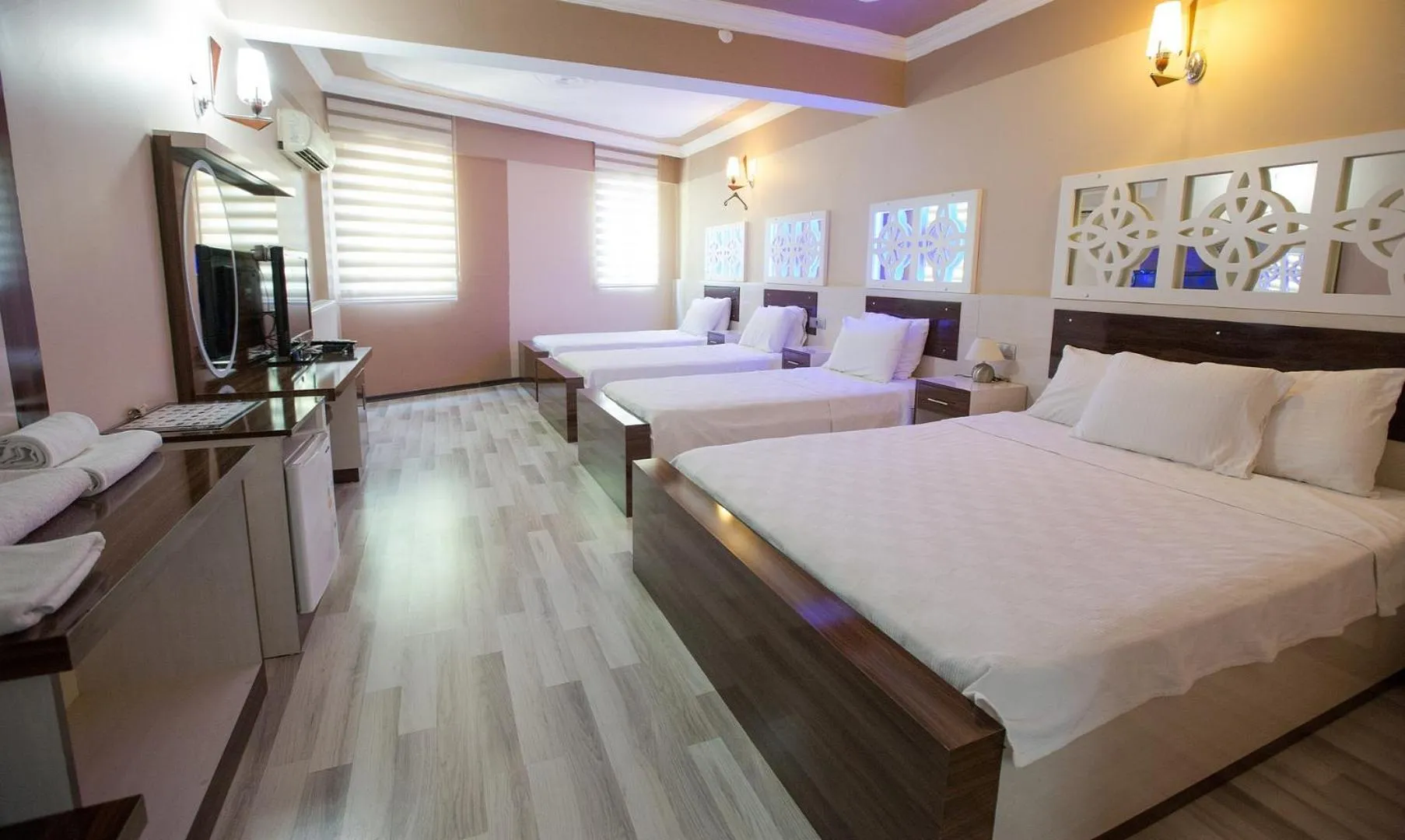 TV and multimedia, Bed in Ozbay Hotel