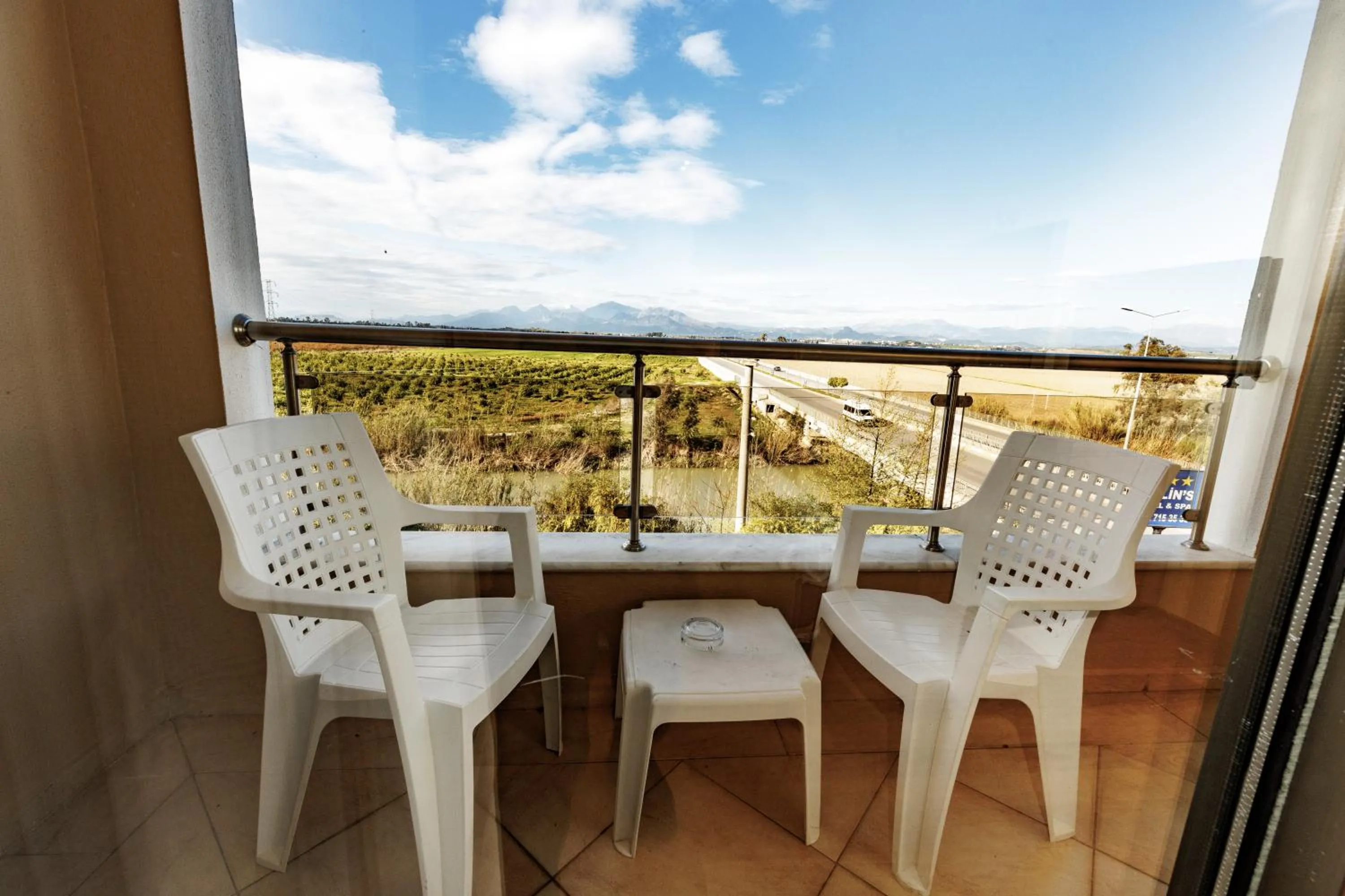 Balcony/Terrace in selin otel spa belek
