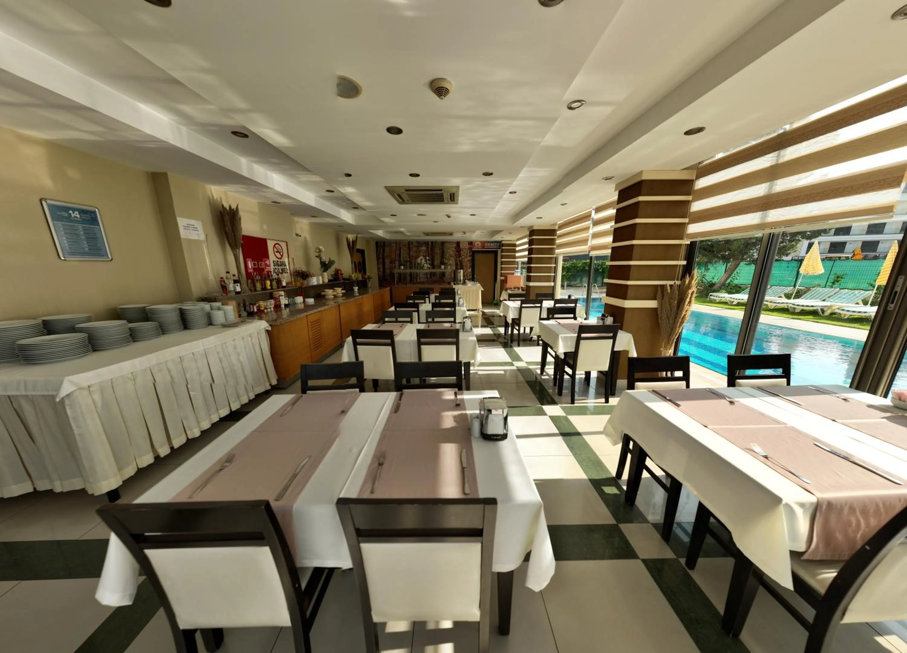 Restaurant/places to eat in selin otel spa belek