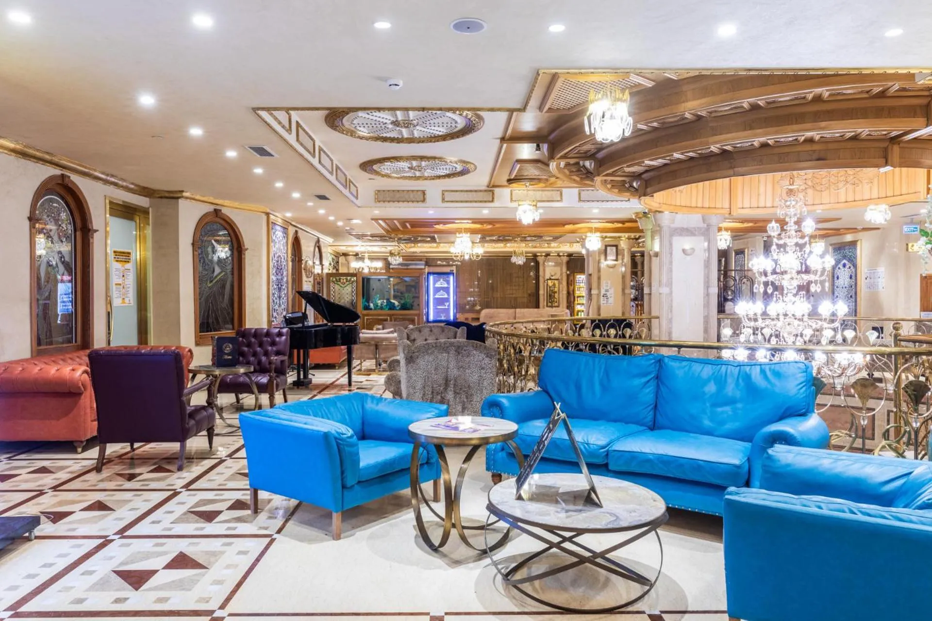 Seating area in Wyndham Istanbul Old City