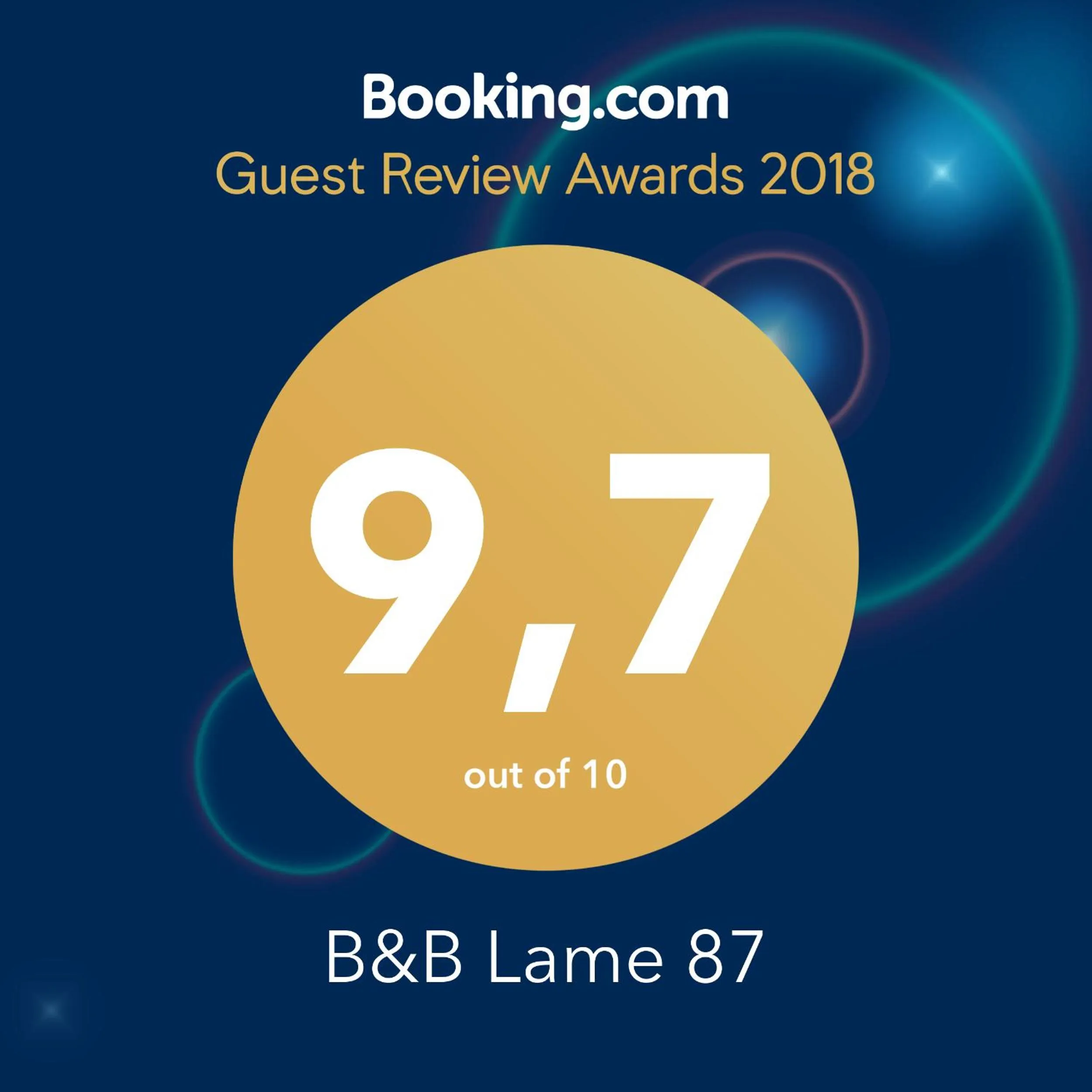 Certificate/Award in B&B Lame 87