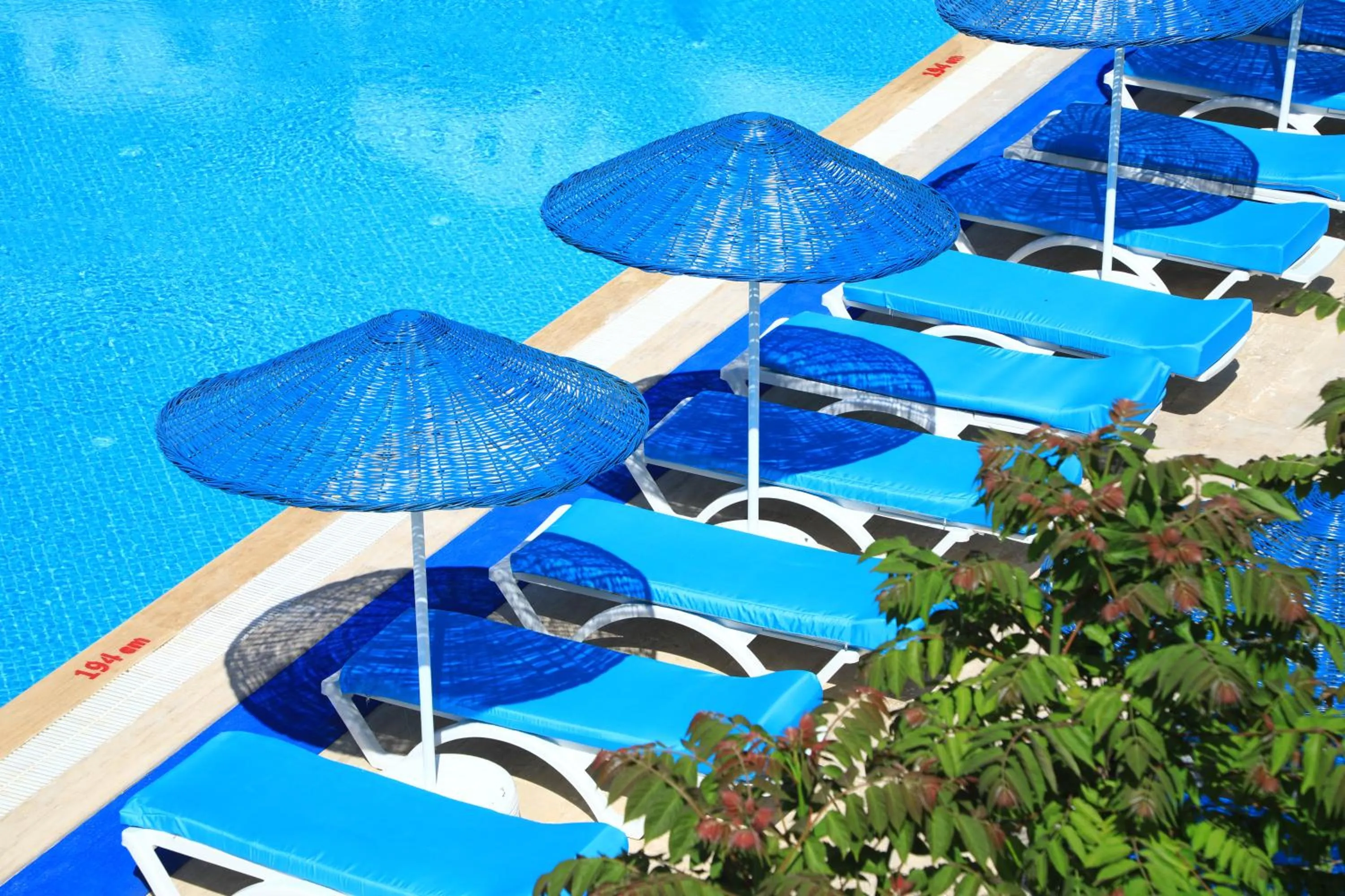 Pool view in Summer Garden Suites Beach Hotel
