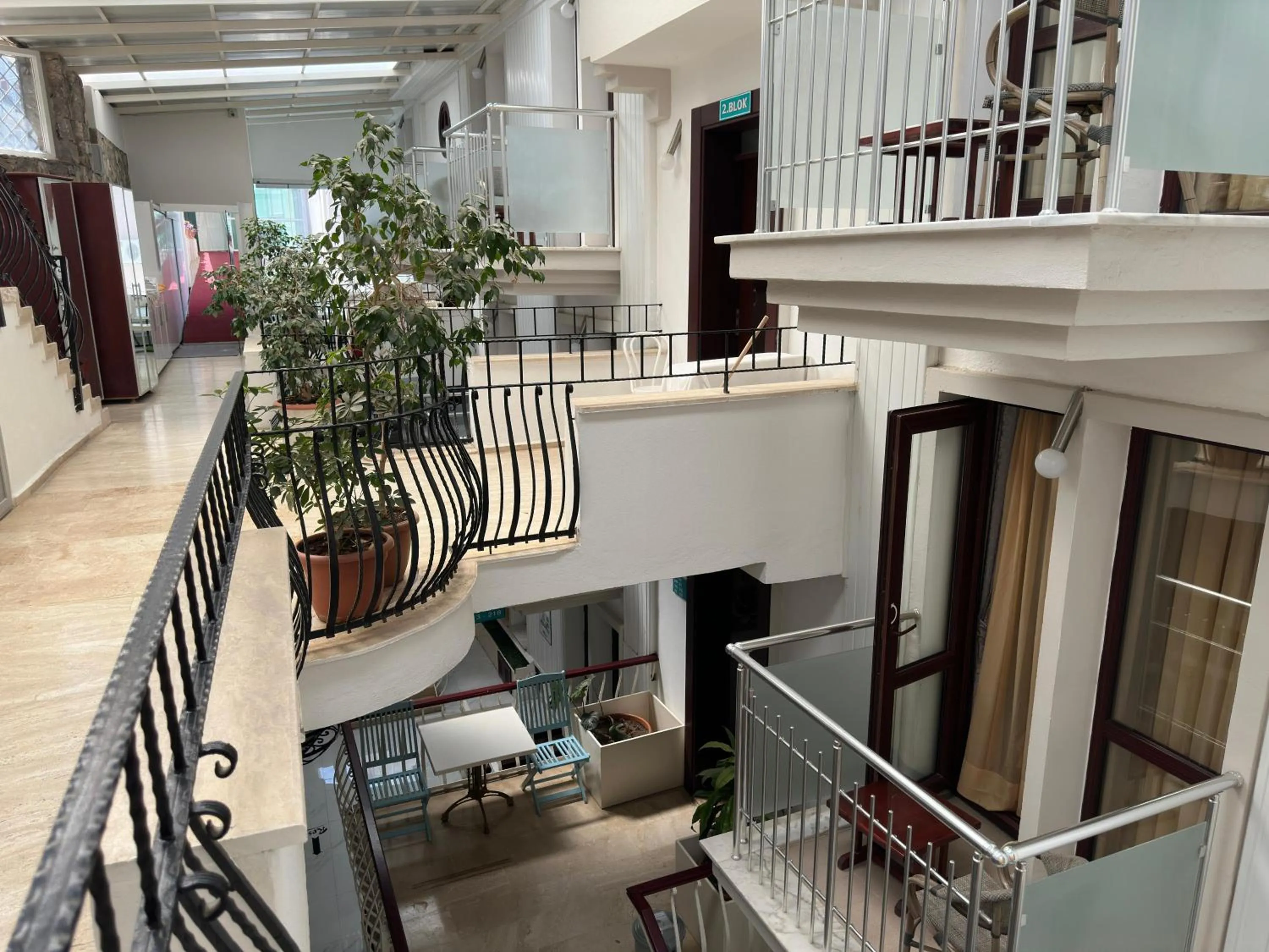 Inner courtyard view in Ata Park Hotel