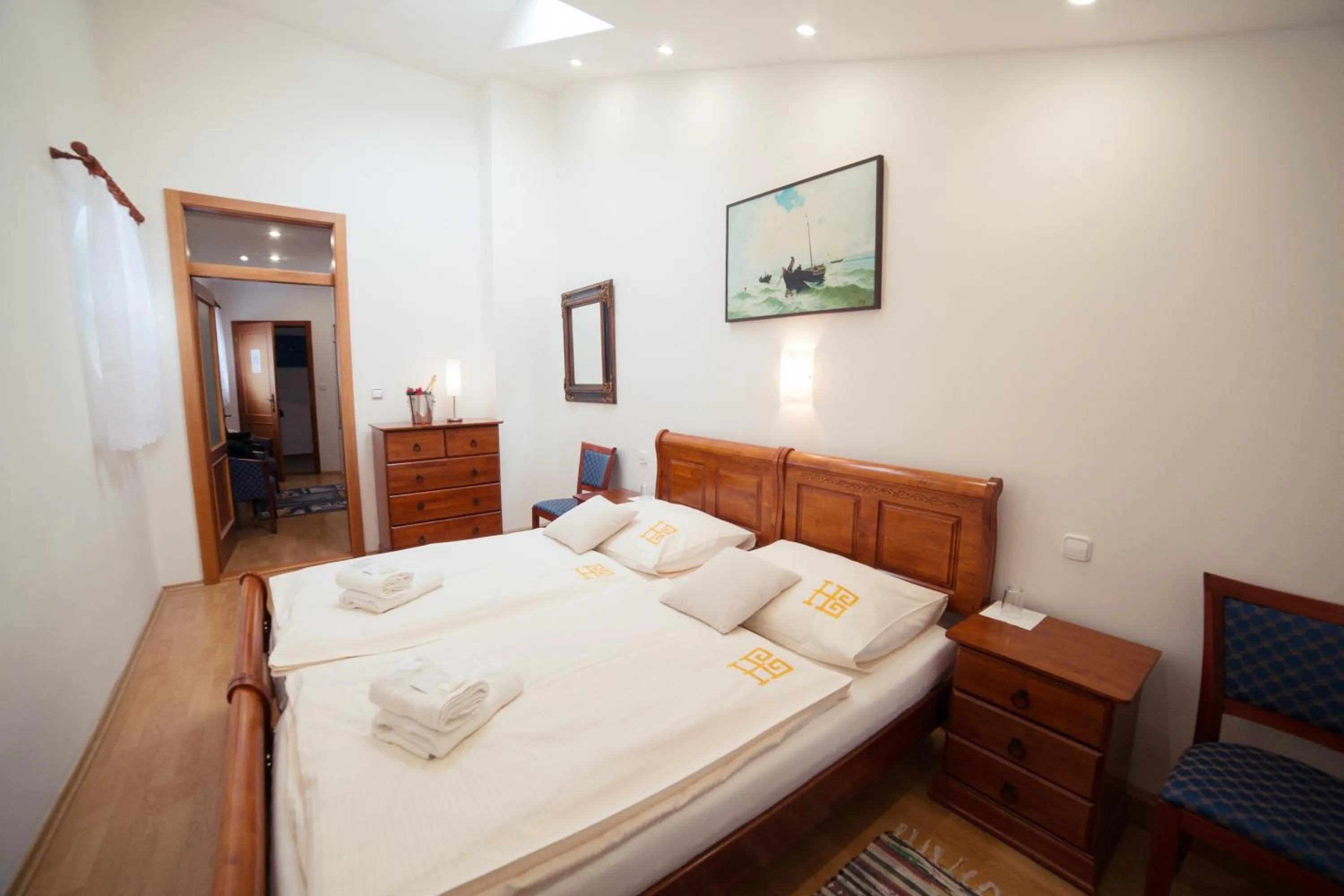 Decorative detail, Bed in Hotel Bristol