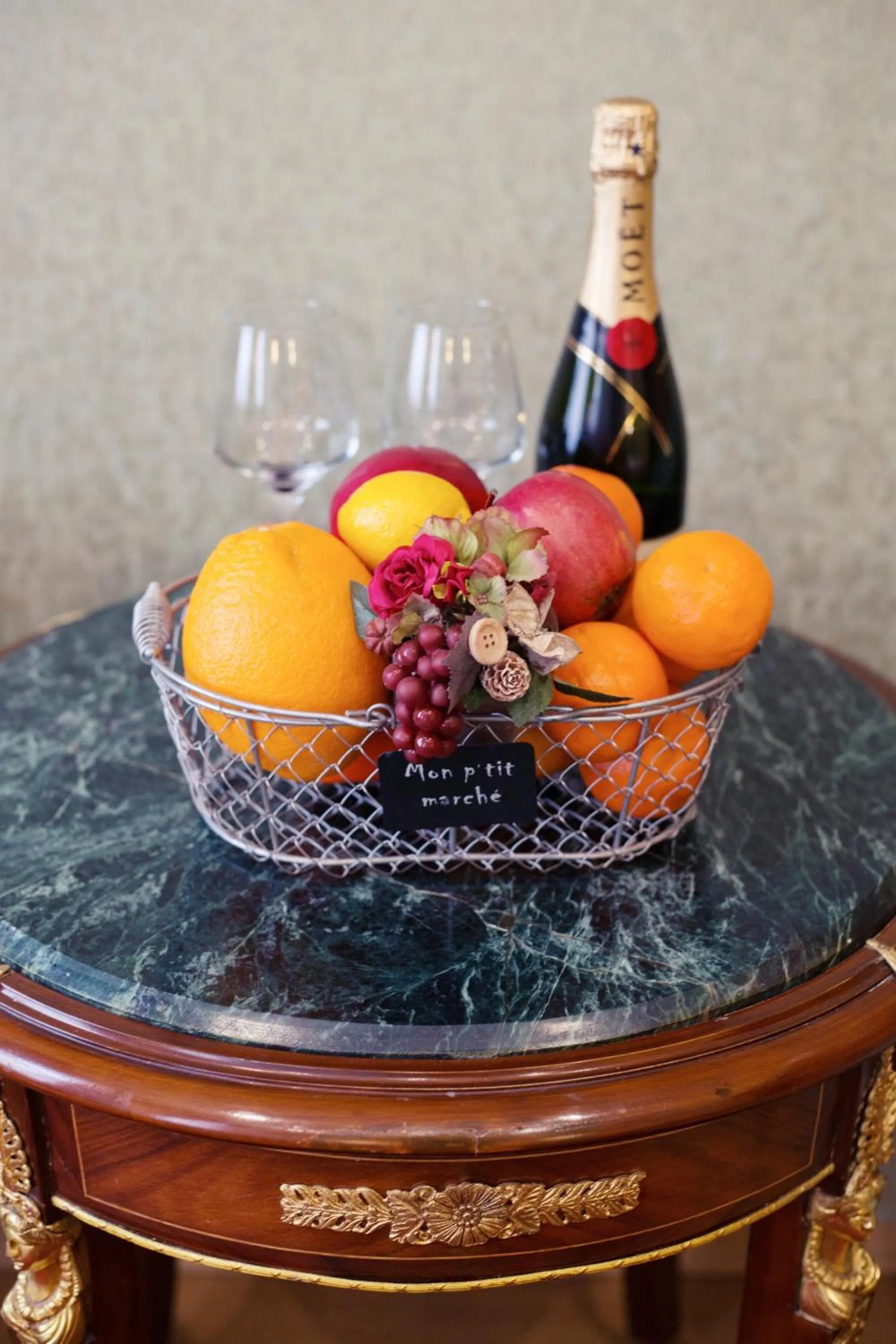 Food close-up in Hotel Bristol