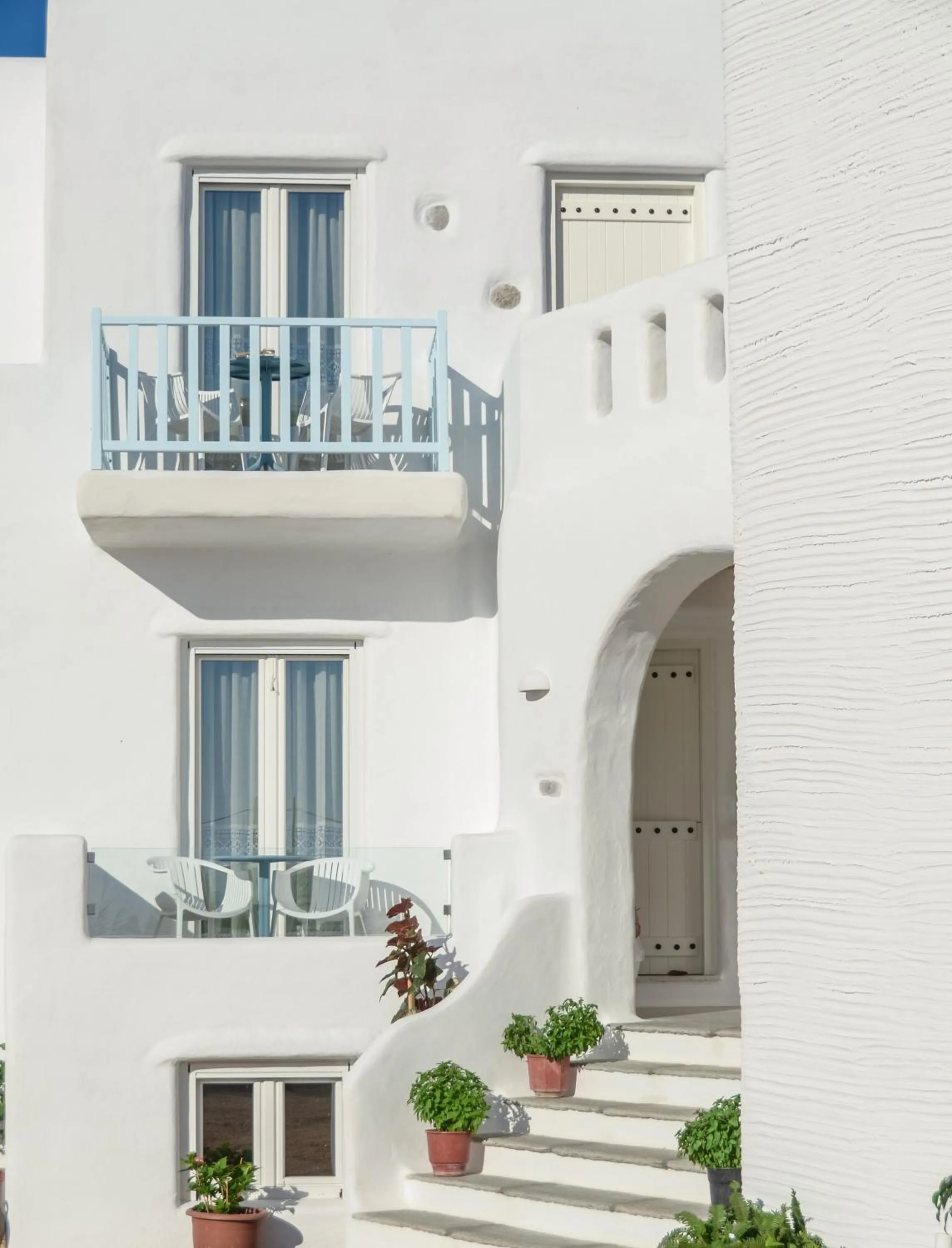 Property building in Naxos Island Escape Suites
