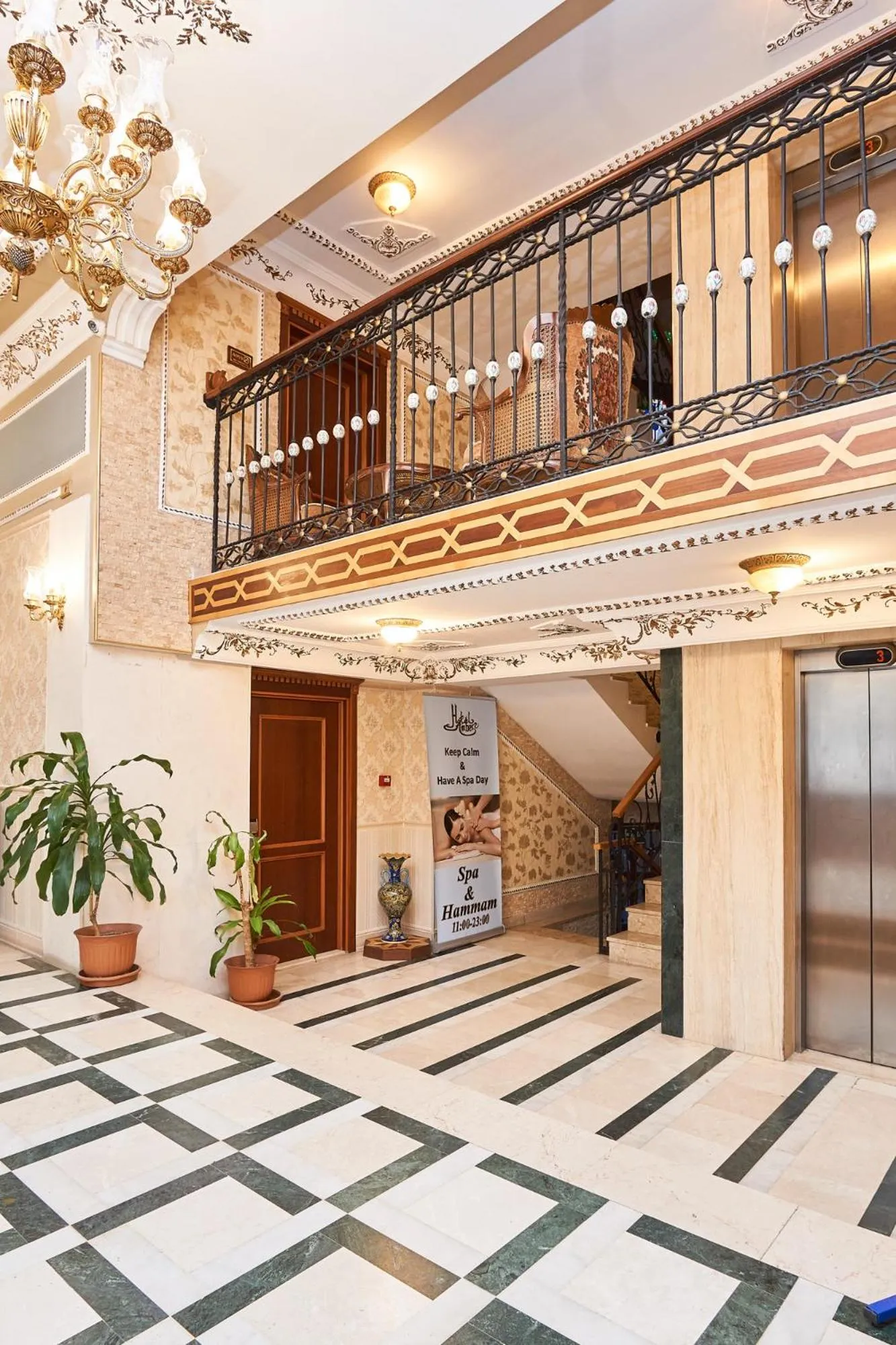 Lobby or reception in Amber Hotel & Spa