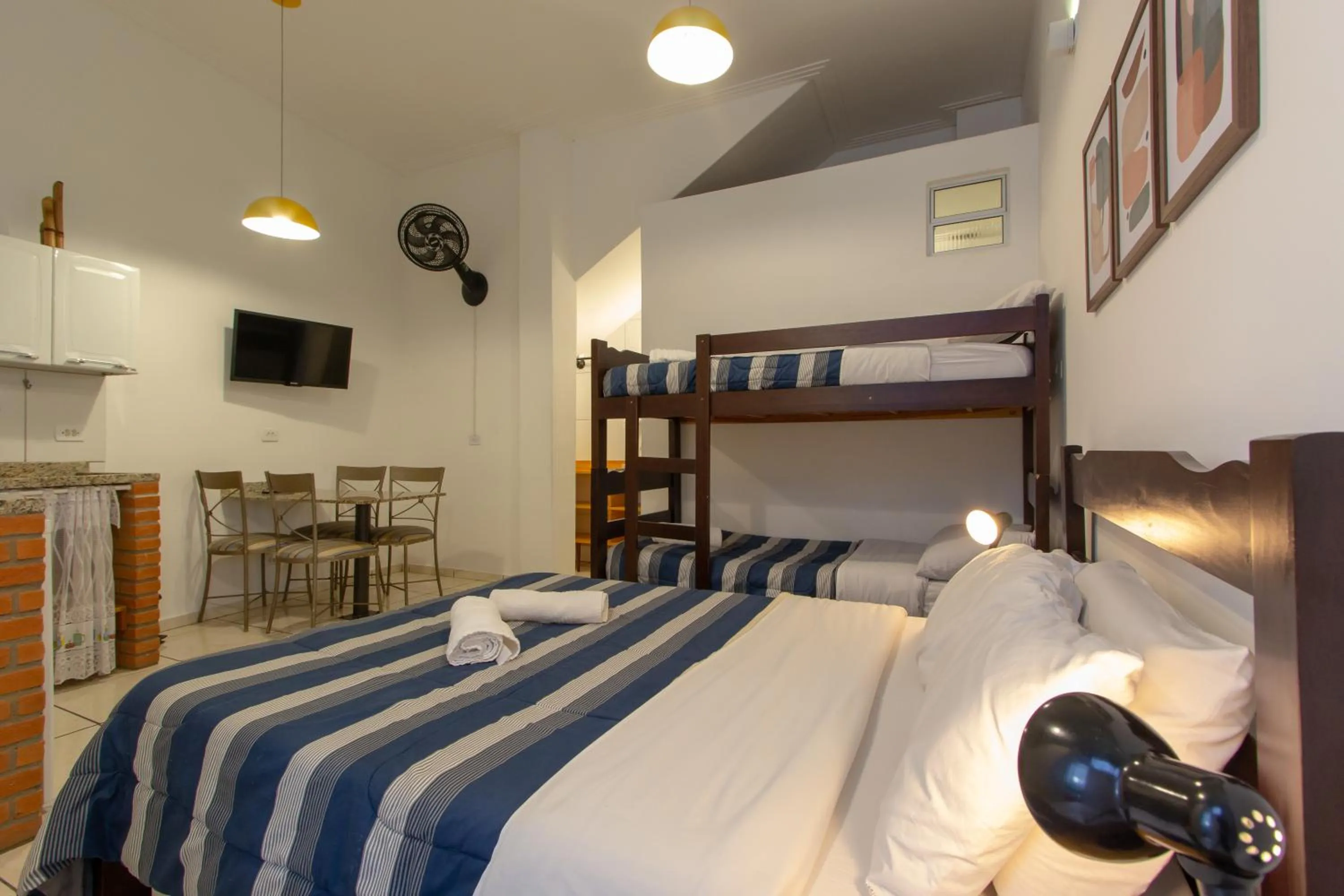 Bed in BH Studios Hotel Brás