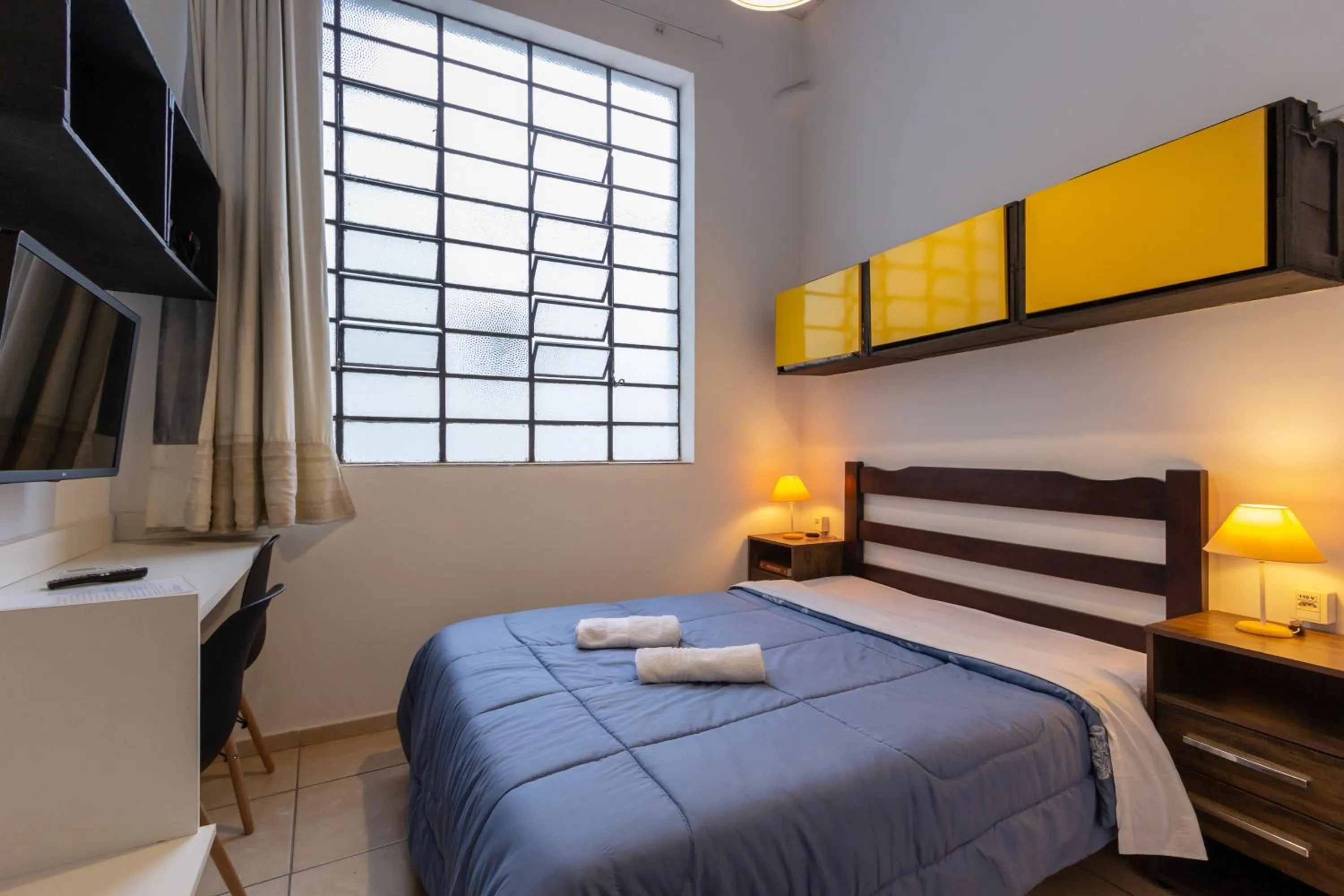 Bed in BH Studios Hotel Brás