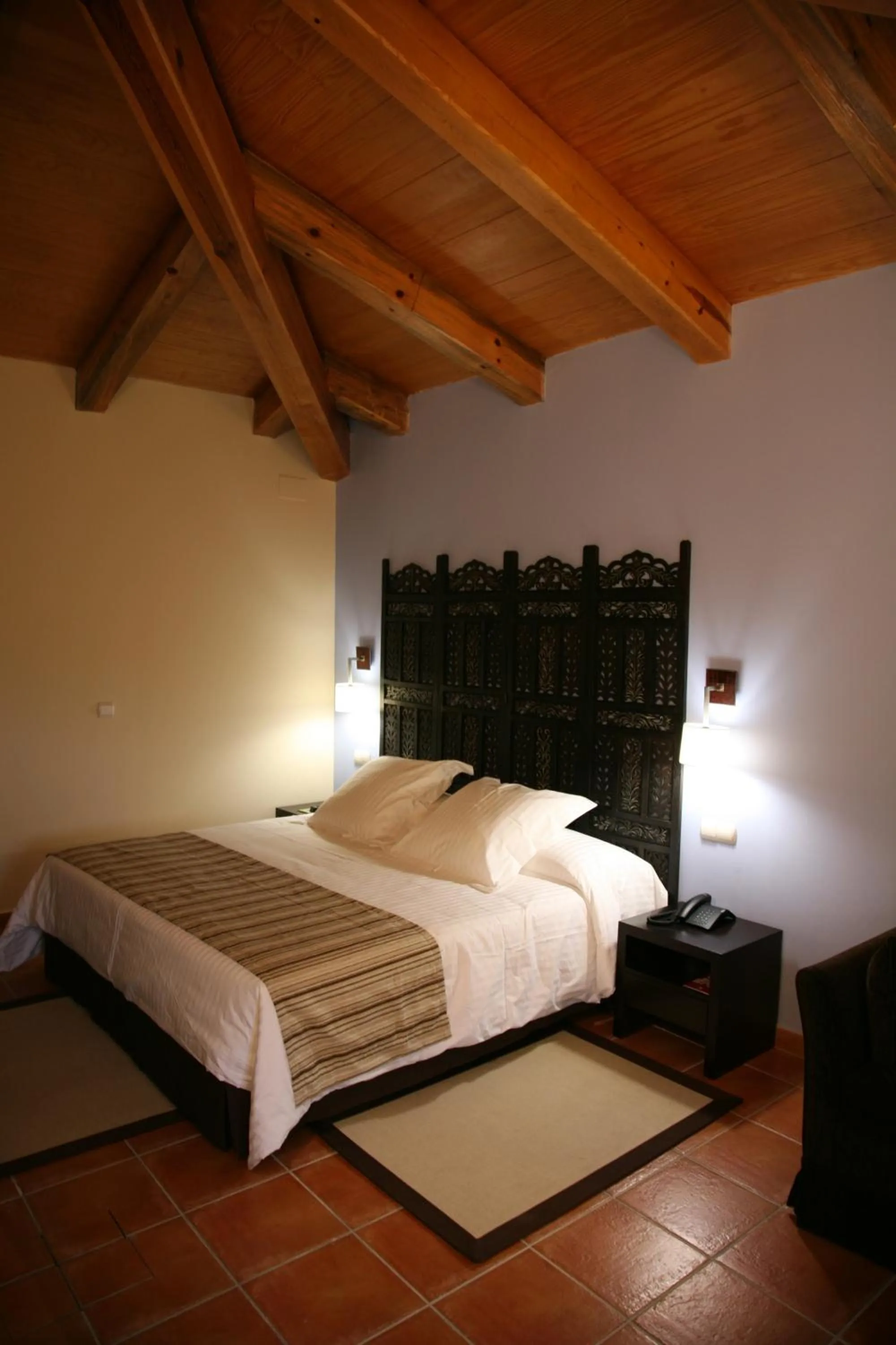Bed in Hotel Convento Del Giraldo