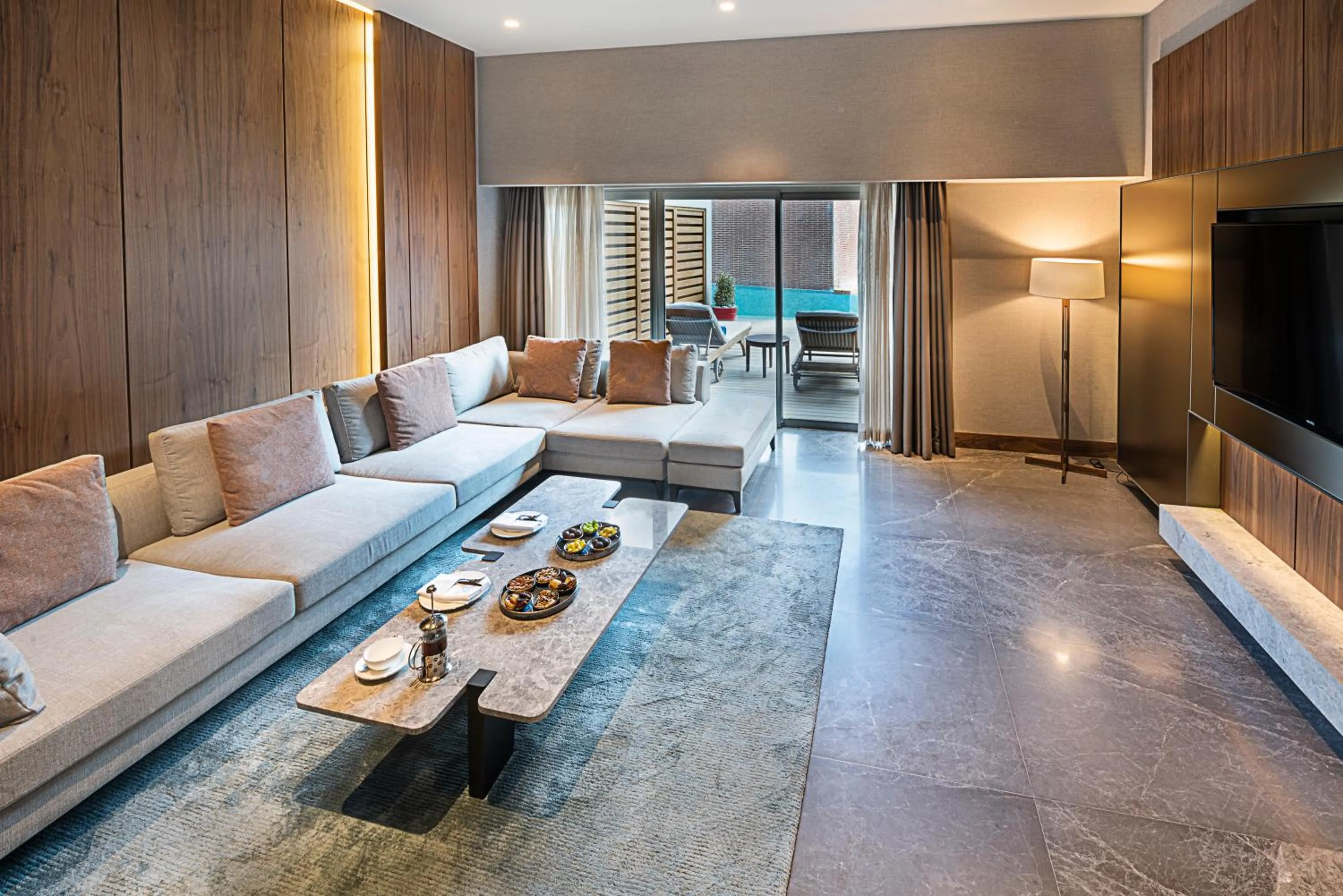 Living room in Rixos Sungate - The Land of Legends Access