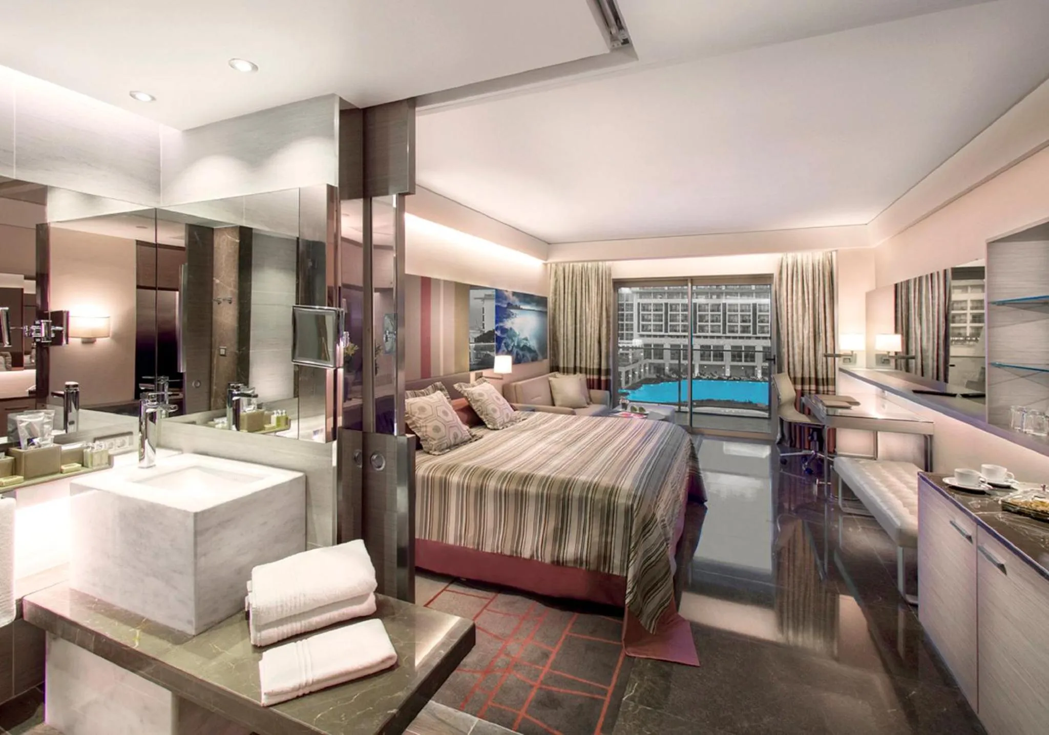 Photo of the whole room, Bed in Rixos Premium Belek - The Land of Legends Access