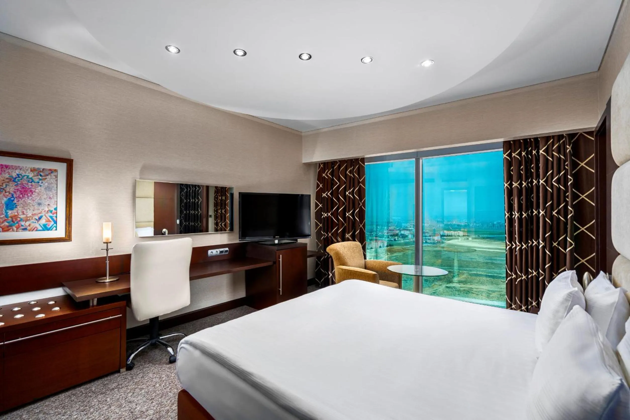 Bed in Grand Hotel Konya