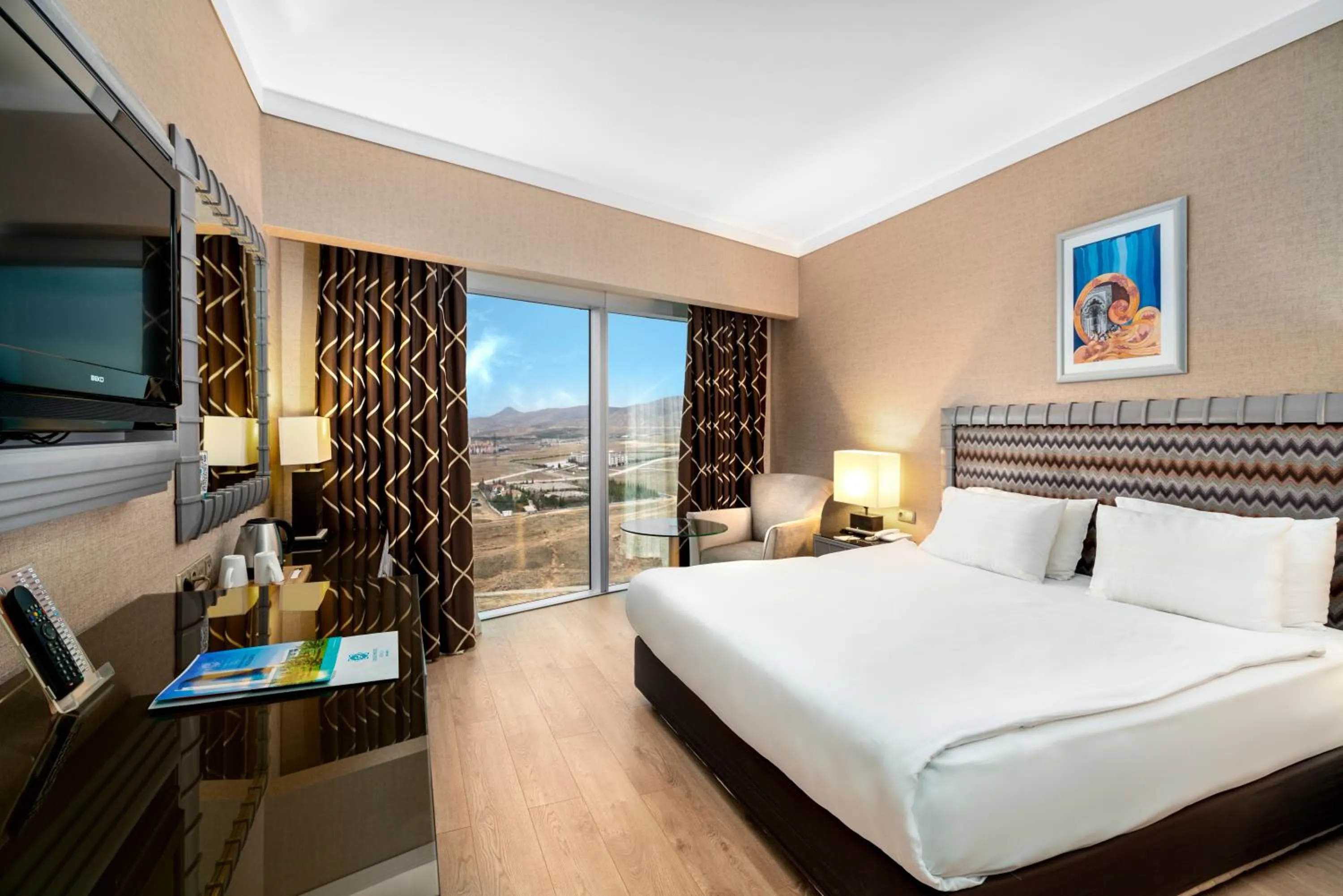 Bed in Grand Hotel Konya