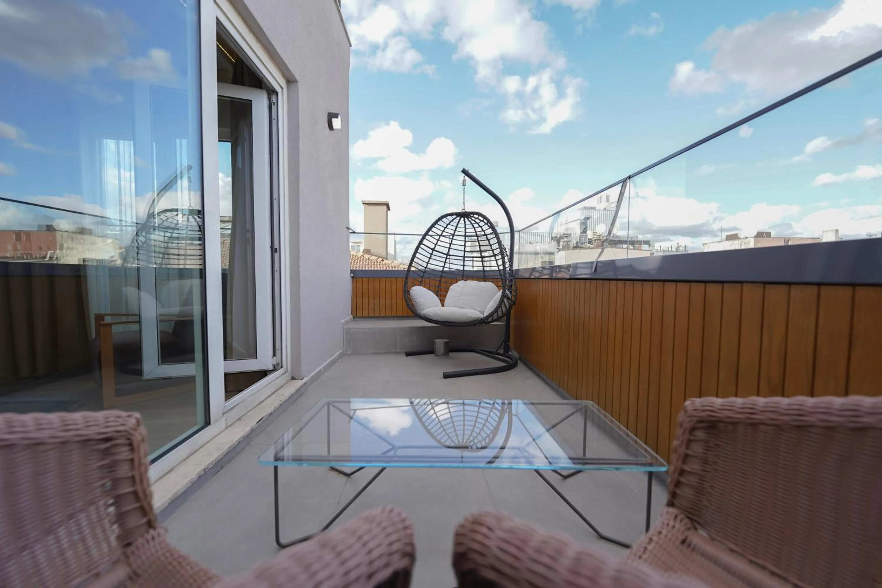 Balcony/Terrace in Misafir Suites 8 Istanbul