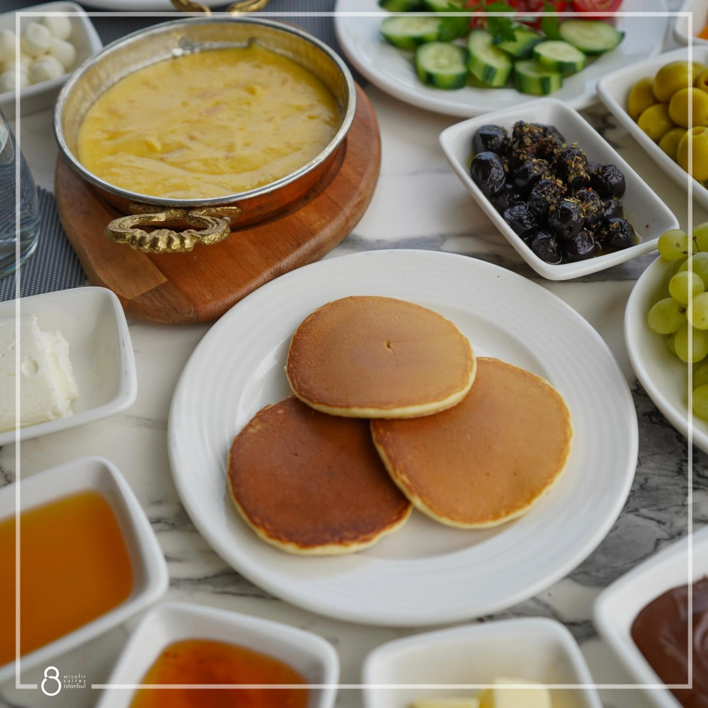 Breakfast in Misafir Suites 8 Istanbul
