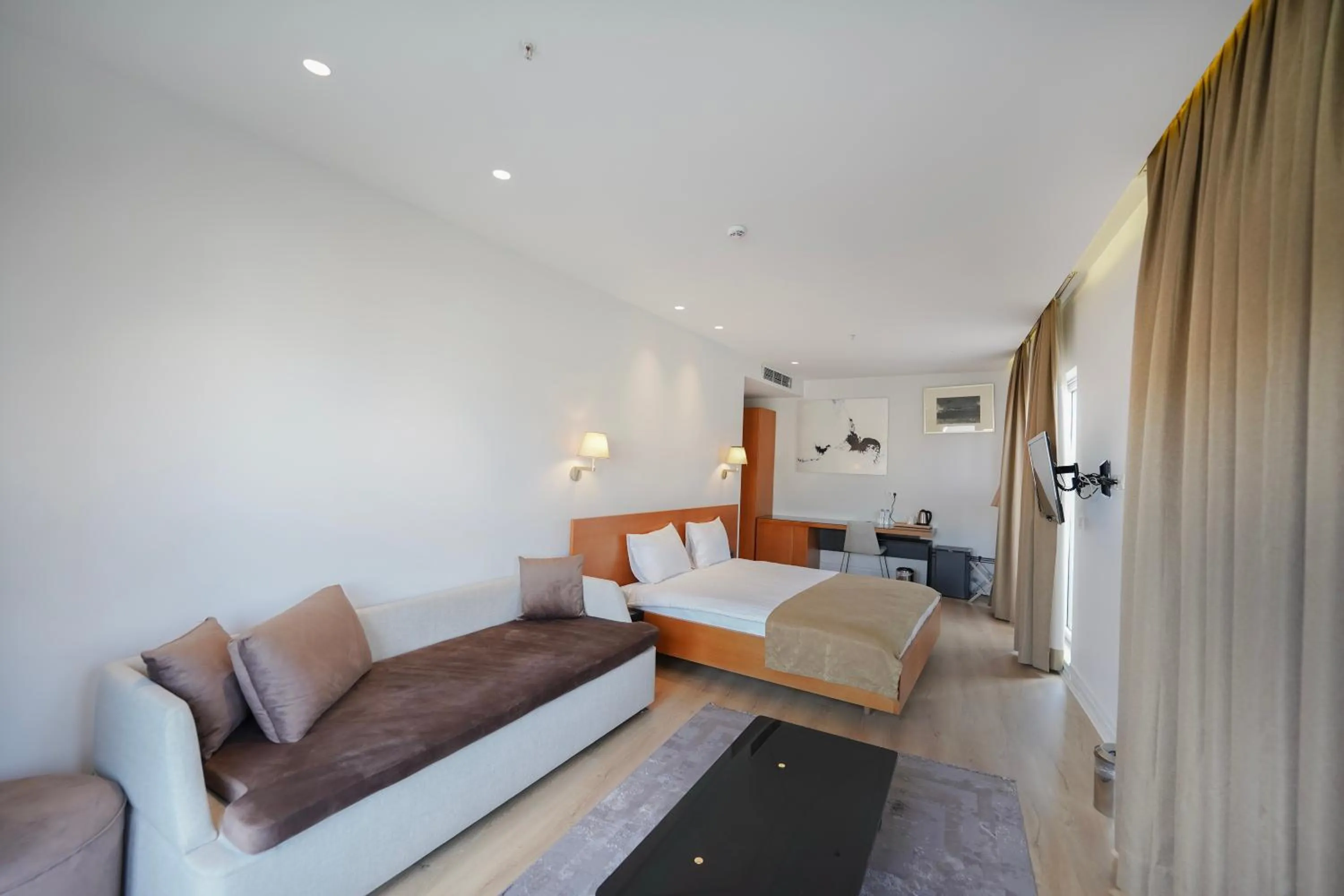 Seating area in Misafir Suites 8 Istanbul