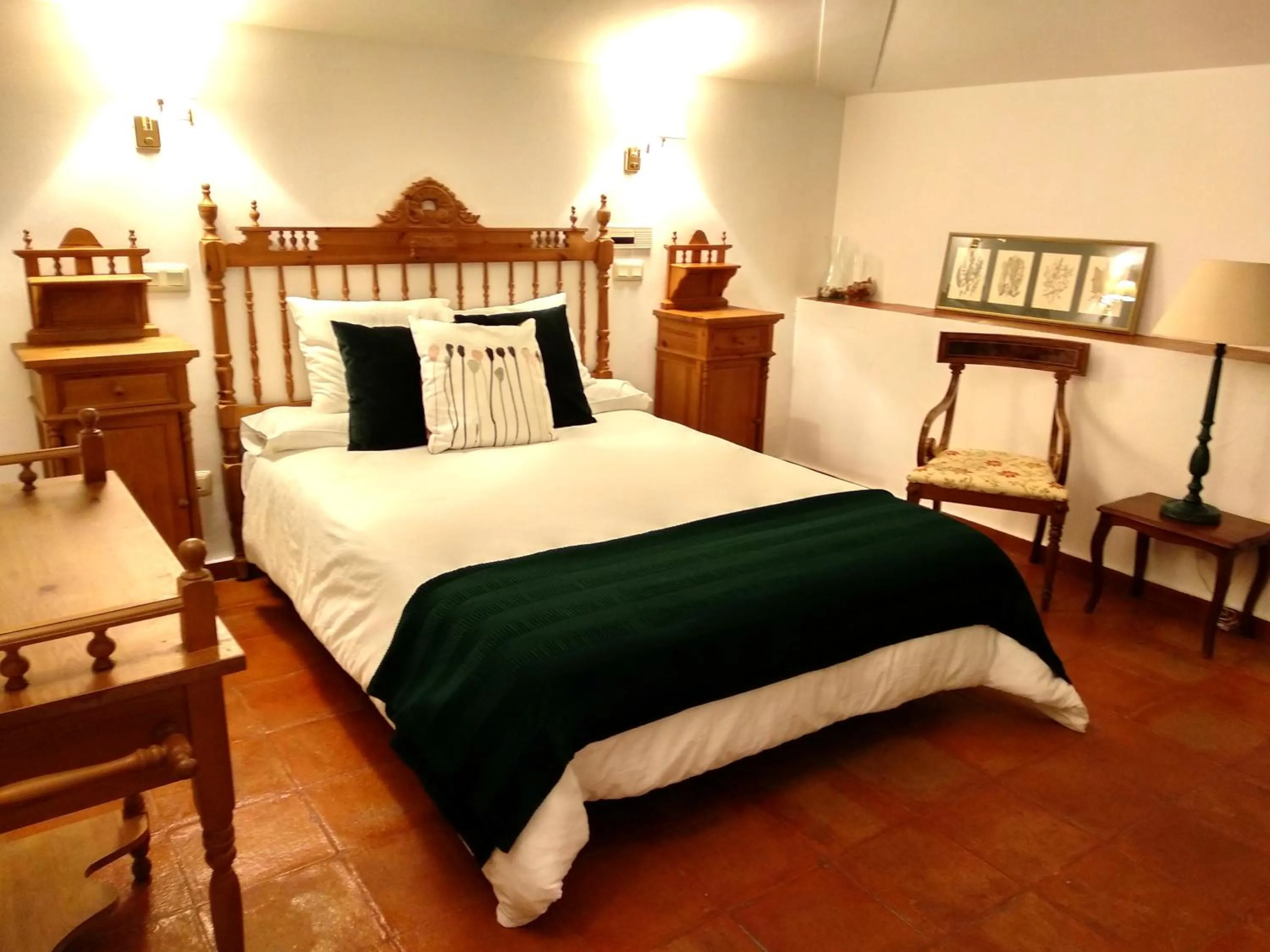 Bed in Hotel Palacio Buenavista