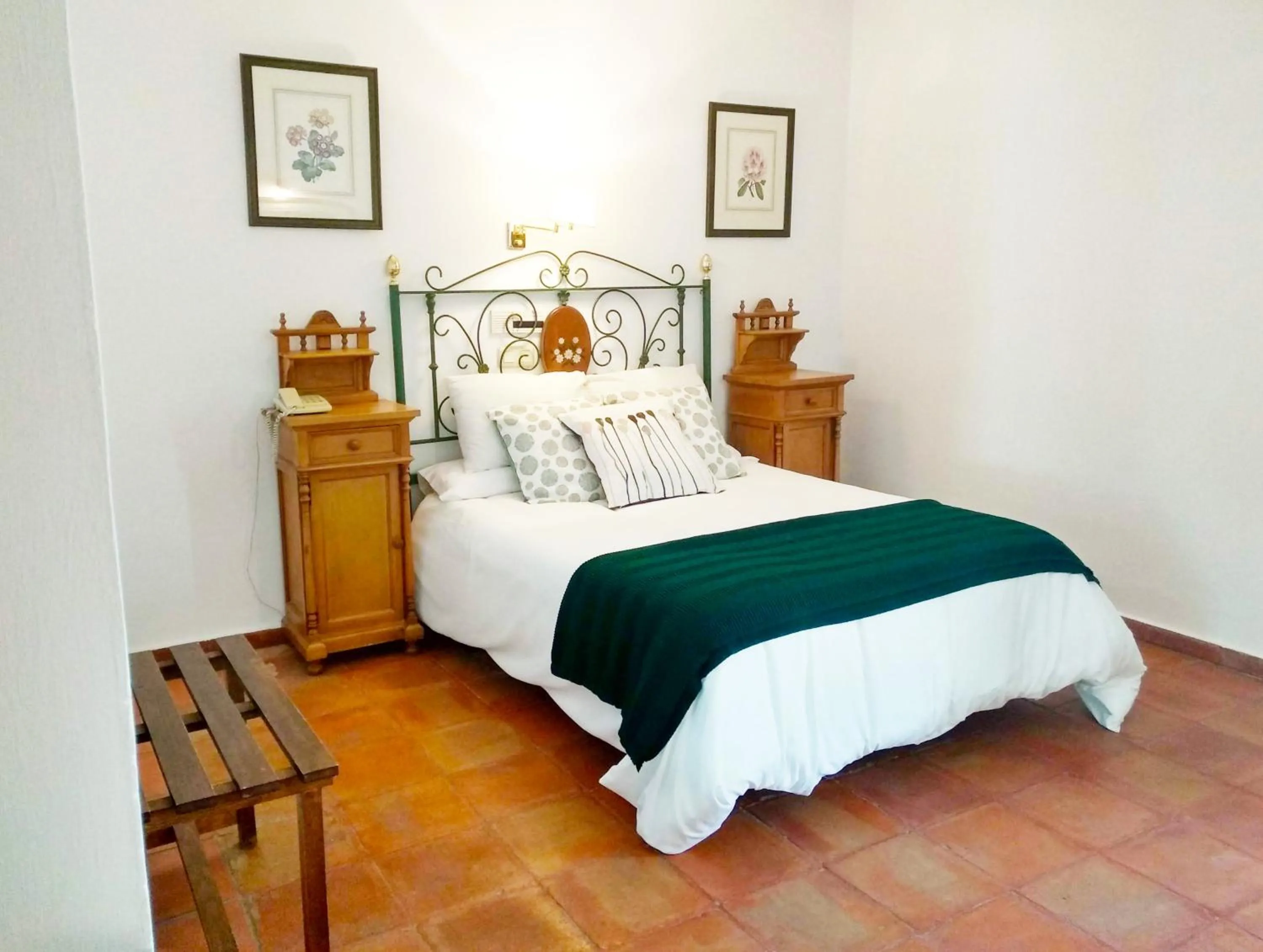 Bed in Hotel Palacio Buenavista