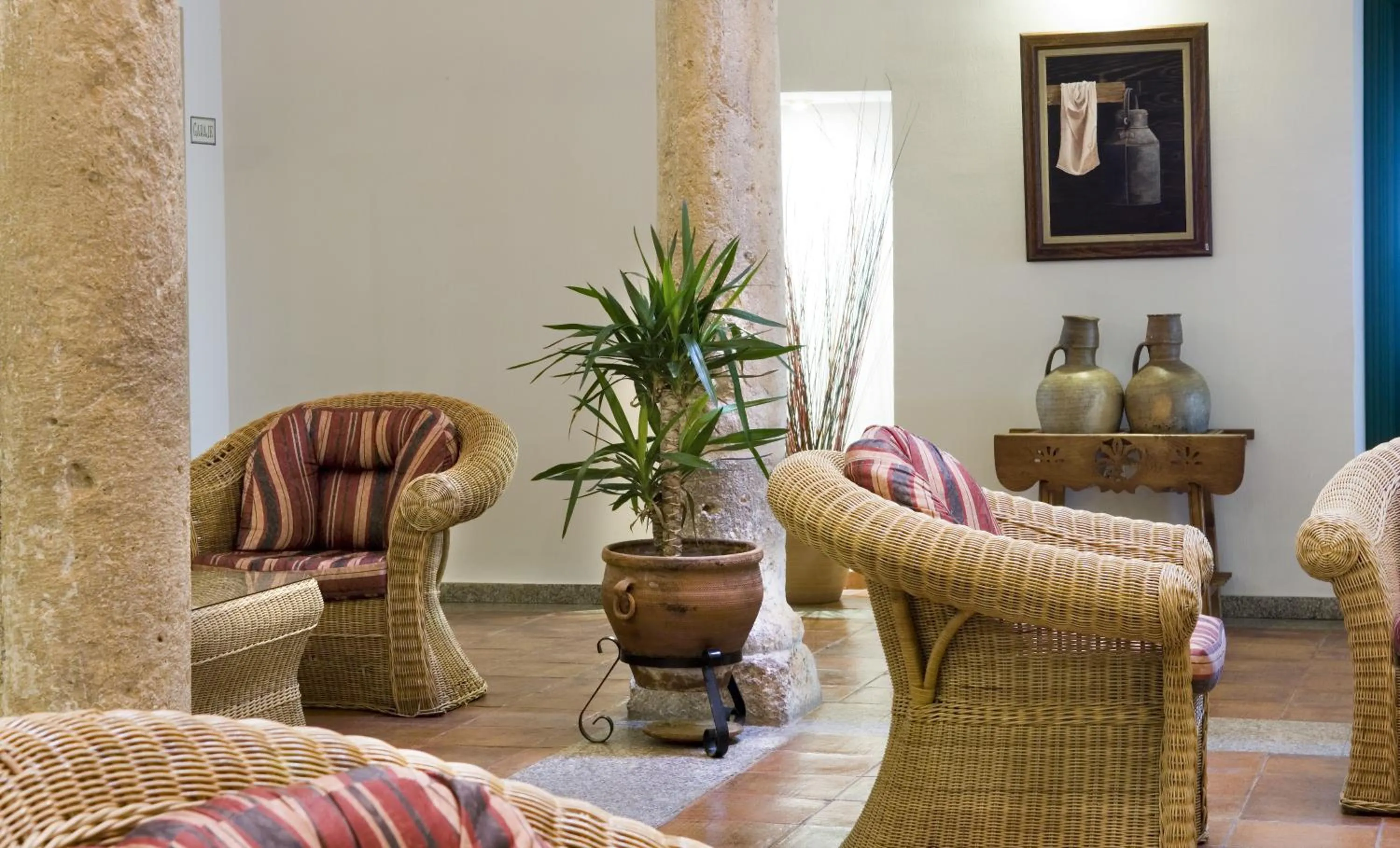 Decorative detail in Hotel Palacio Buenavista