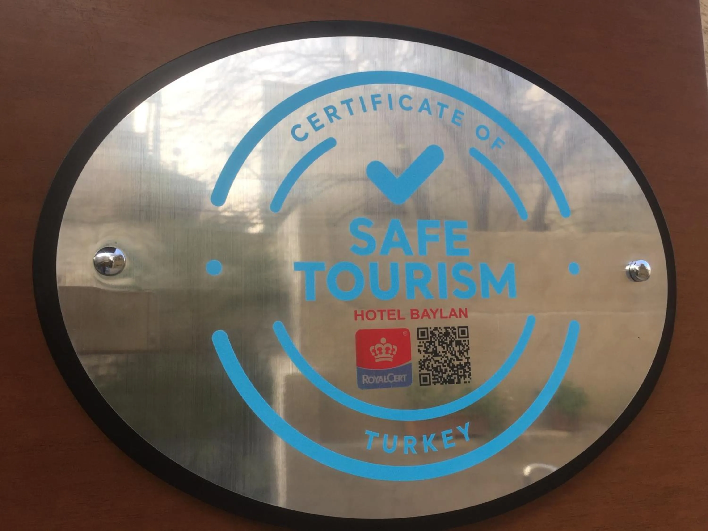 Logo/Certificate/Sign in Hotel Baylan İzmir