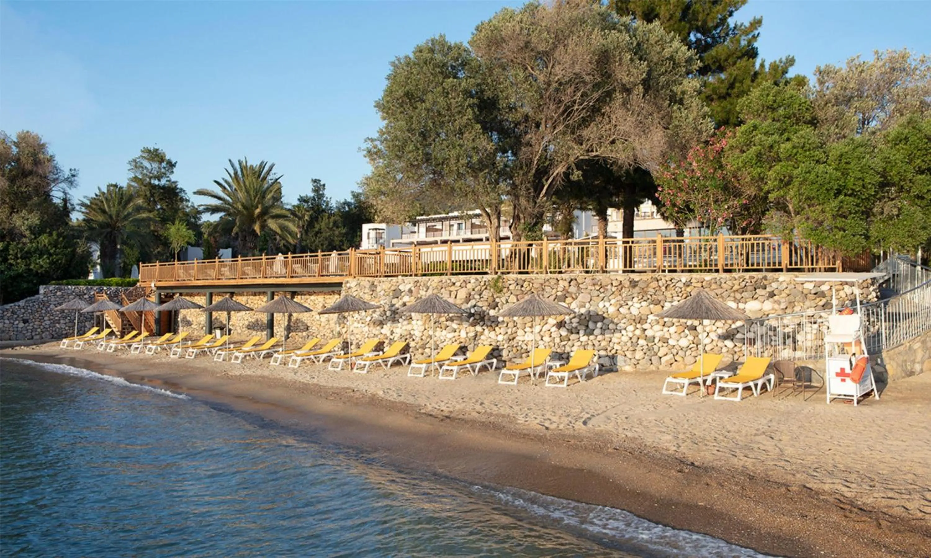 Beach in DoubleTree by Hilton Bodrum Isil Club Ultra All-Inclusive Resort