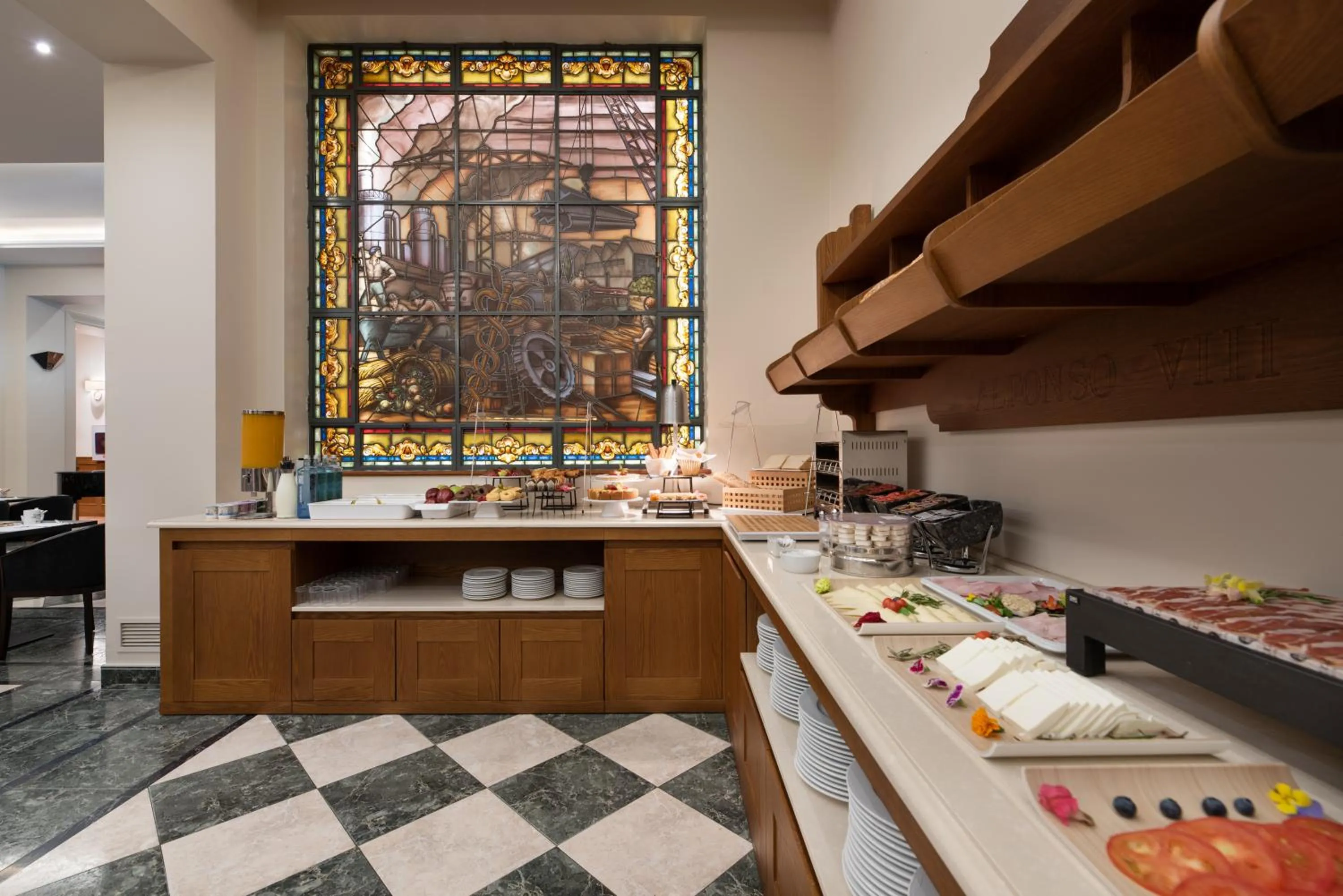 Breakfast in Exe Alfonso VIII