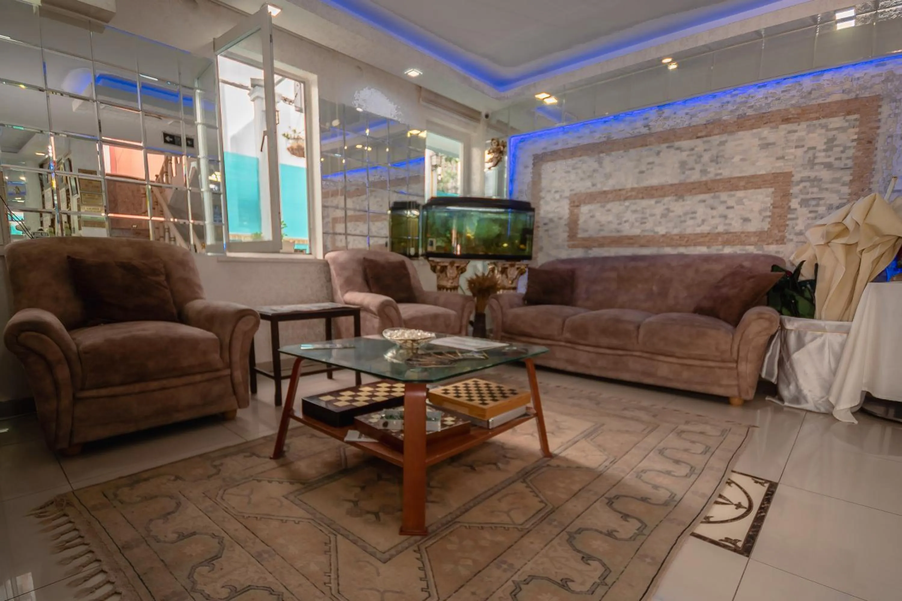 Pool view in Behram Hotel