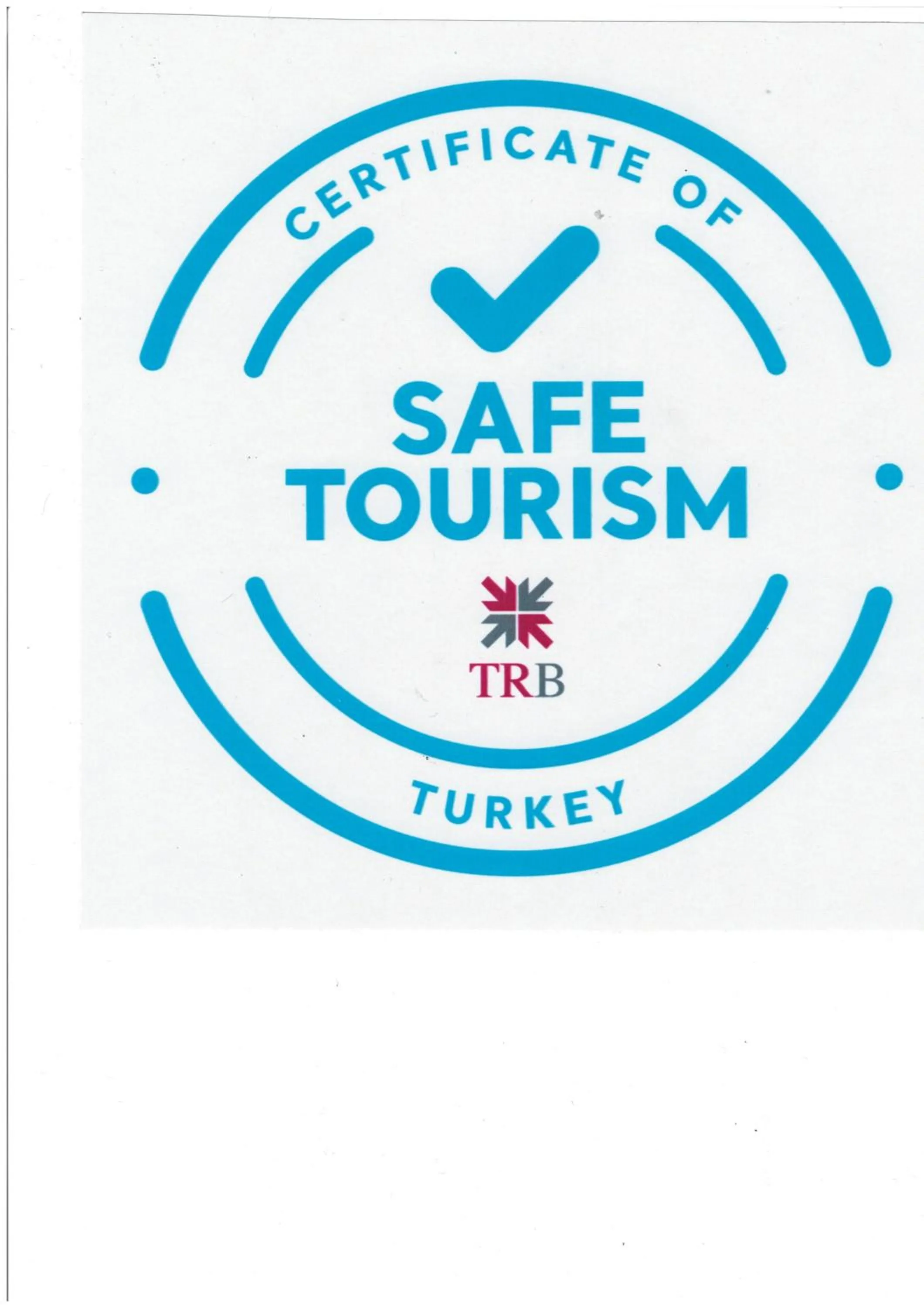 Logo/Certificate/Sign in Hotel Akcinar