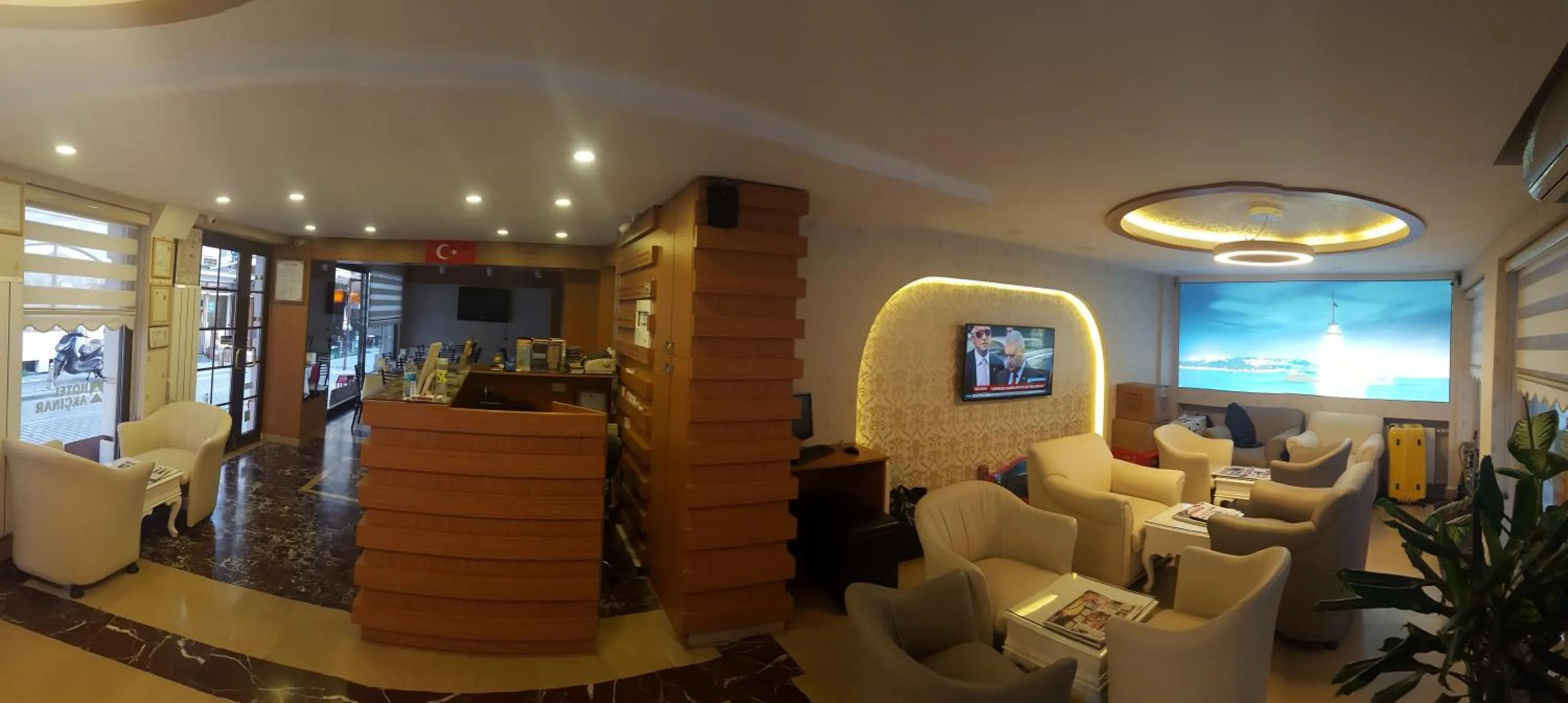Lobby or reception in Hotel Akcinar