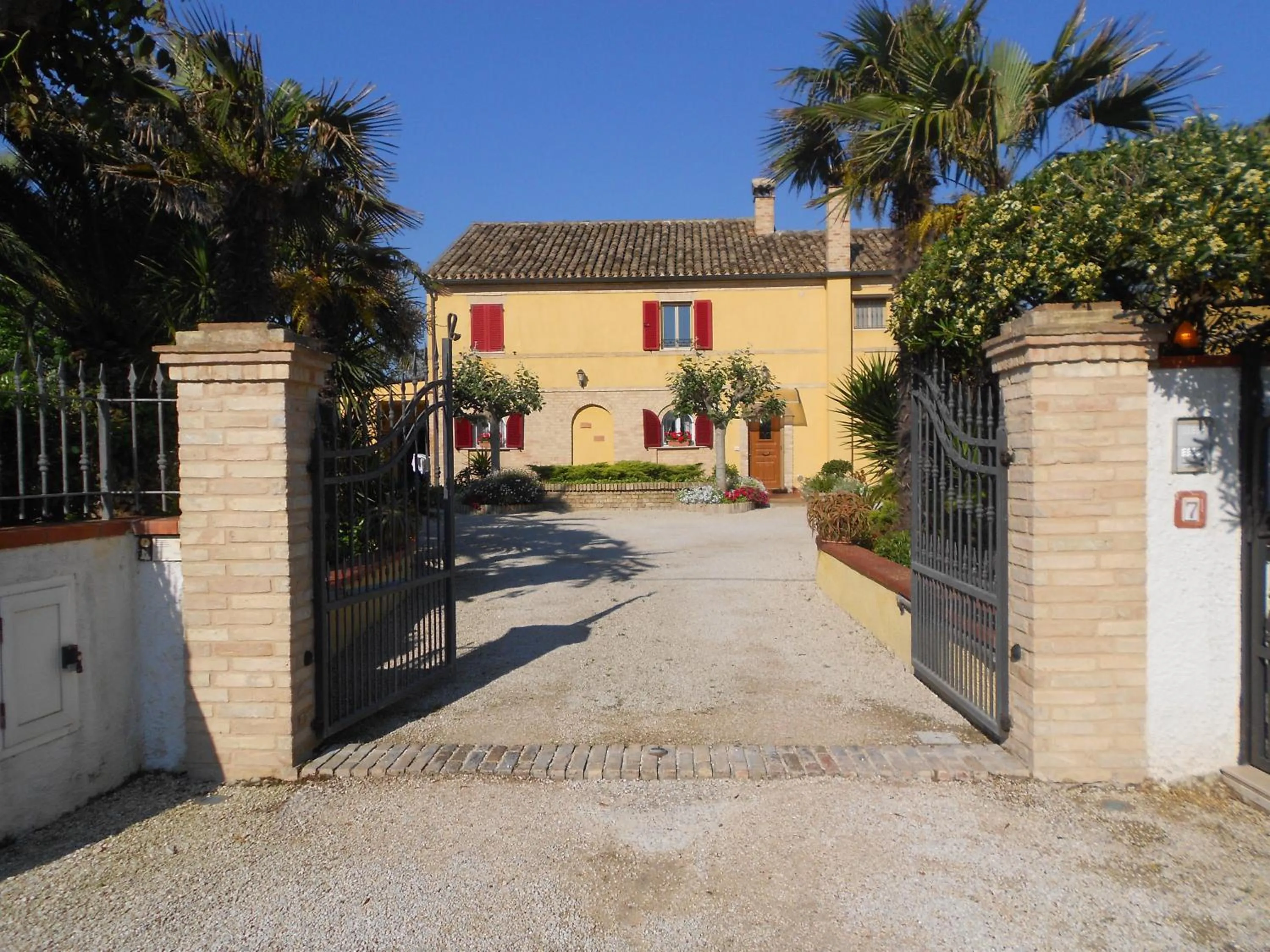 Garden view in A Casa Di Pici